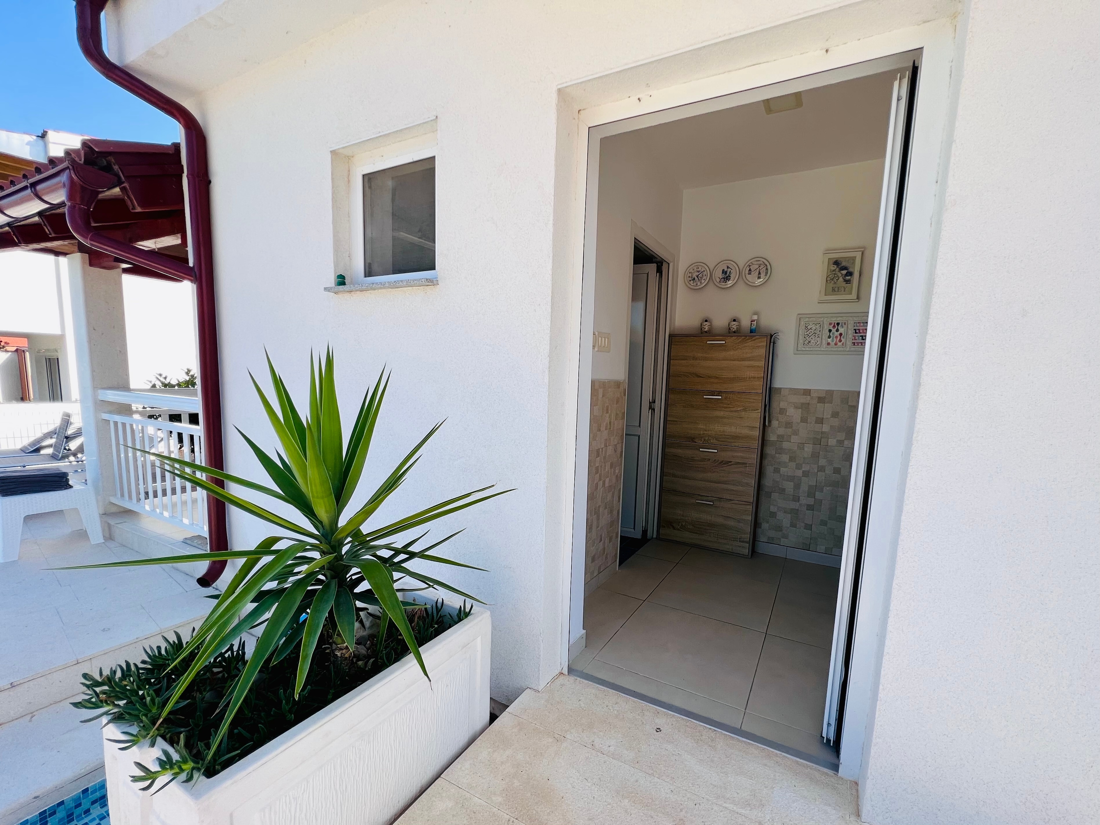 One bedroom house with terrace Janjina, Pelješac  K