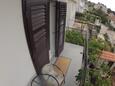 Jelsa, Balcony in the apartment, with a sea view, (pet friendly) and WiFi.