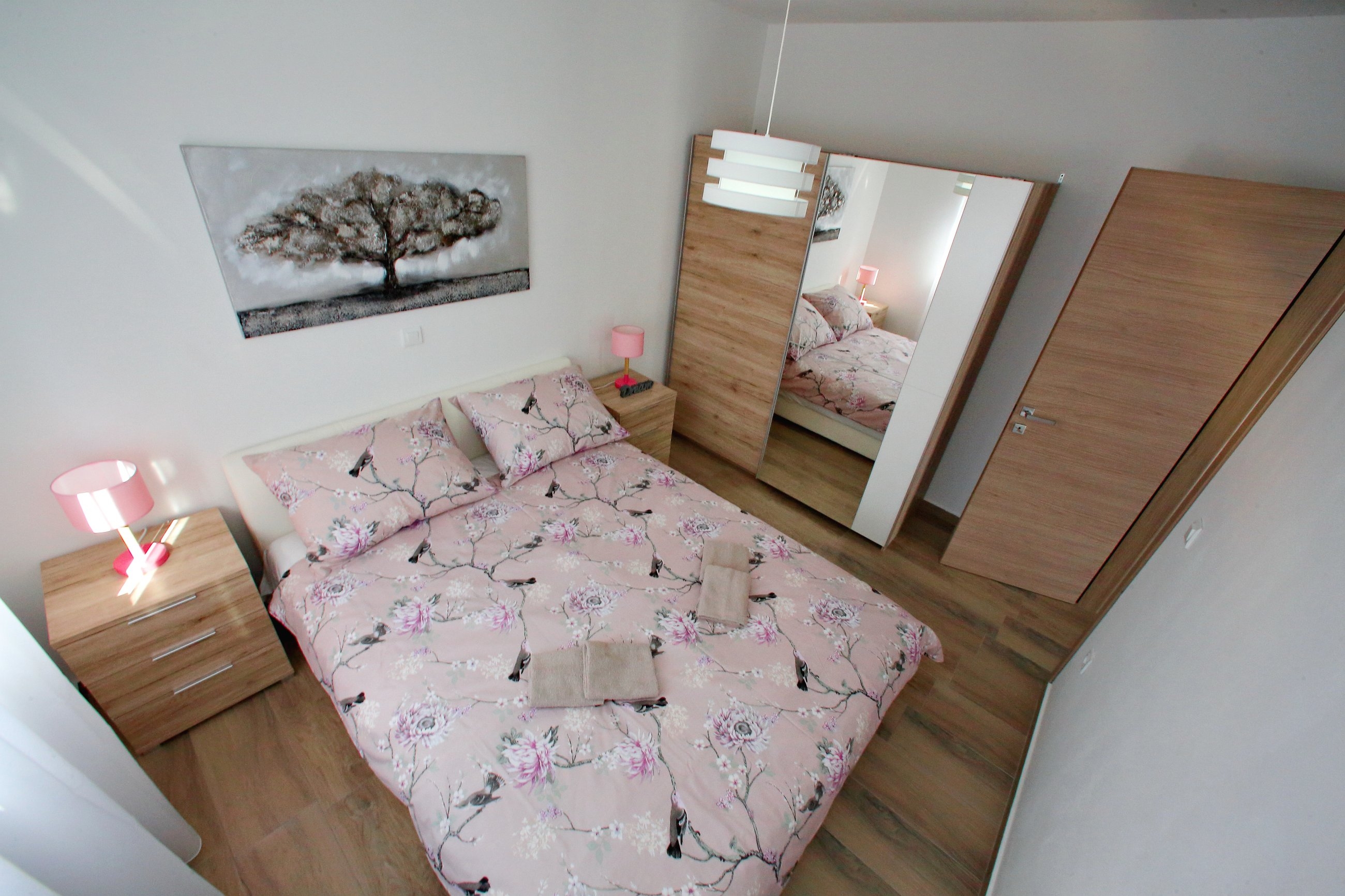 Two bedroom apartment with balcony and sea view Bibinje, Zadar  A-b