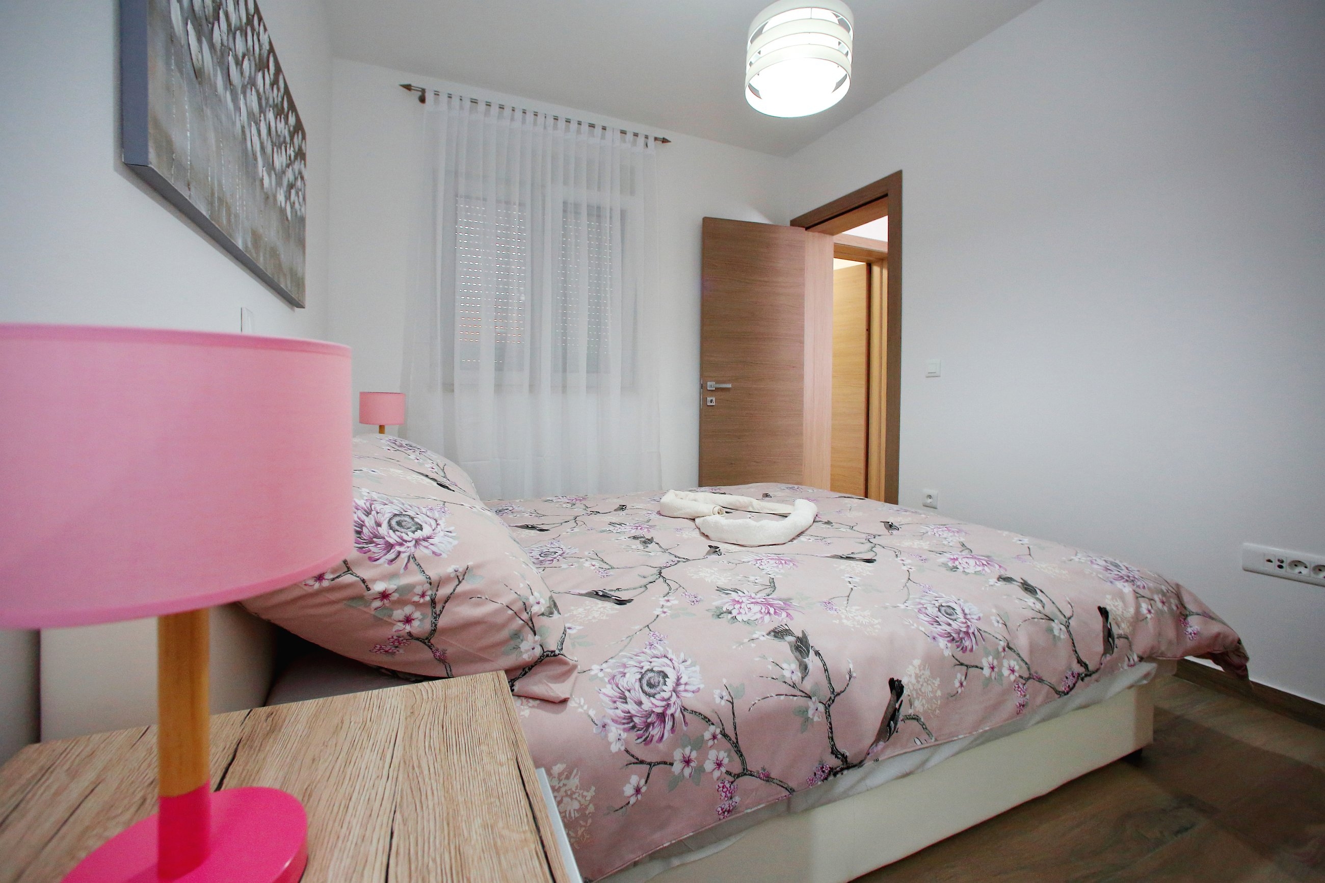 Two bedroom apartment with balcony and sea view Bibinje, Zadar  A-b