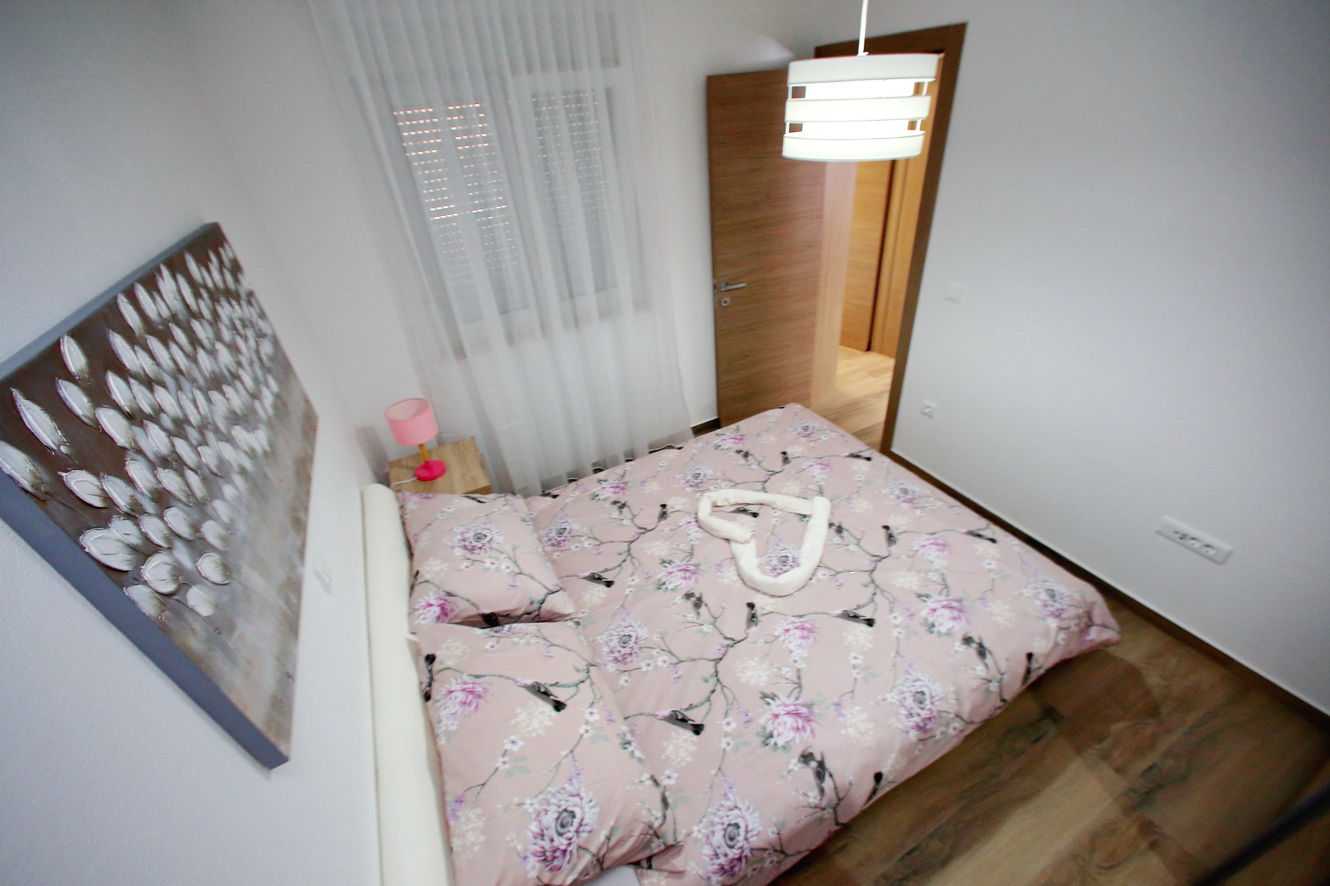 Two bedroom apartment with balcony and sea view Bibinje, Zadar  A-b