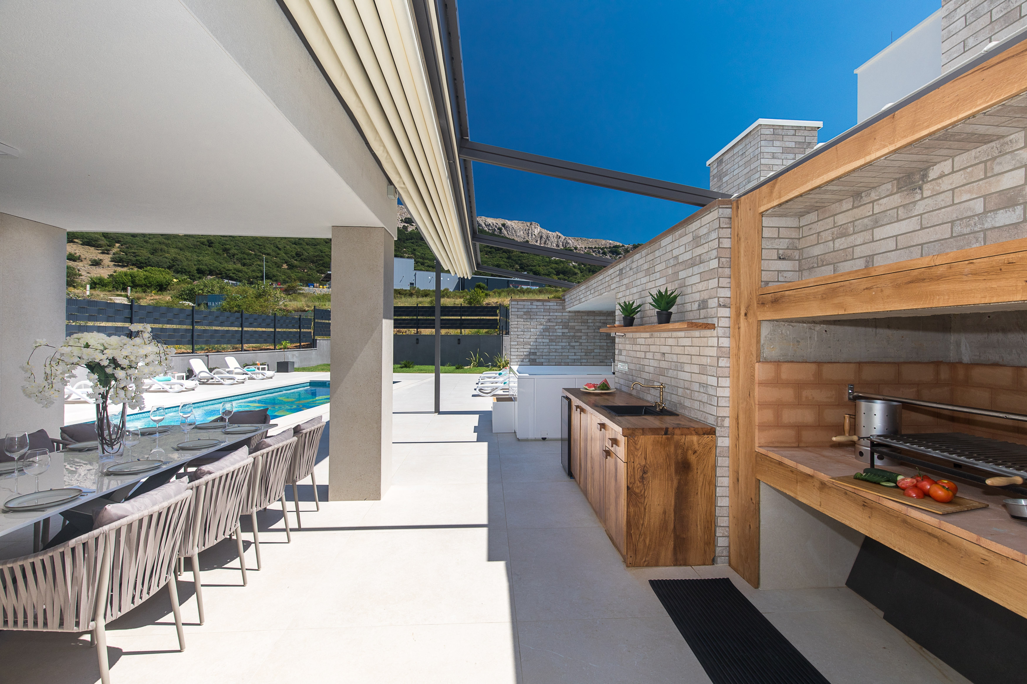 Four bedroom house with terrace Baška, Krk  K