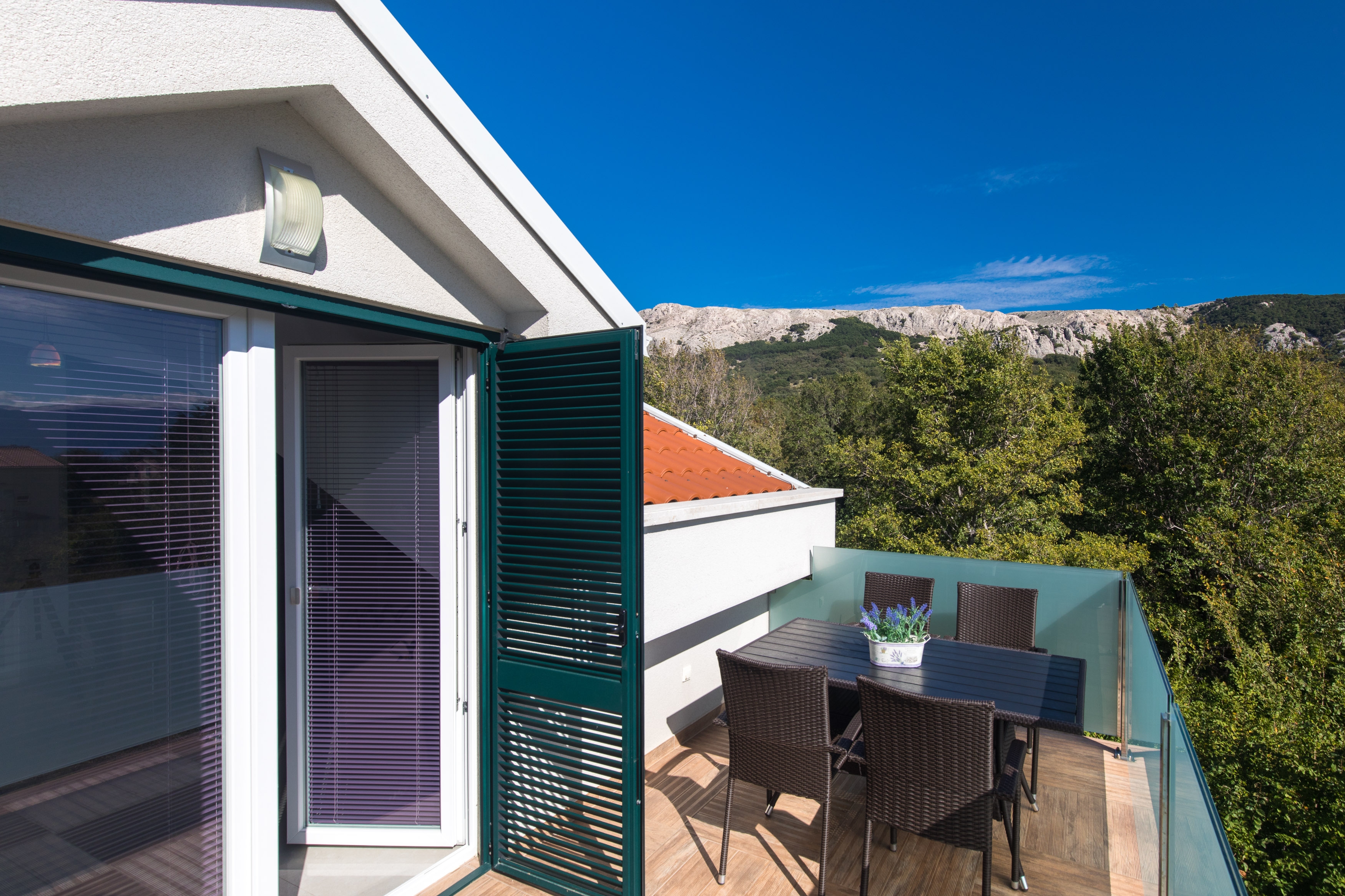 One bedroom apartment with terrace Baška, Krk  A-a