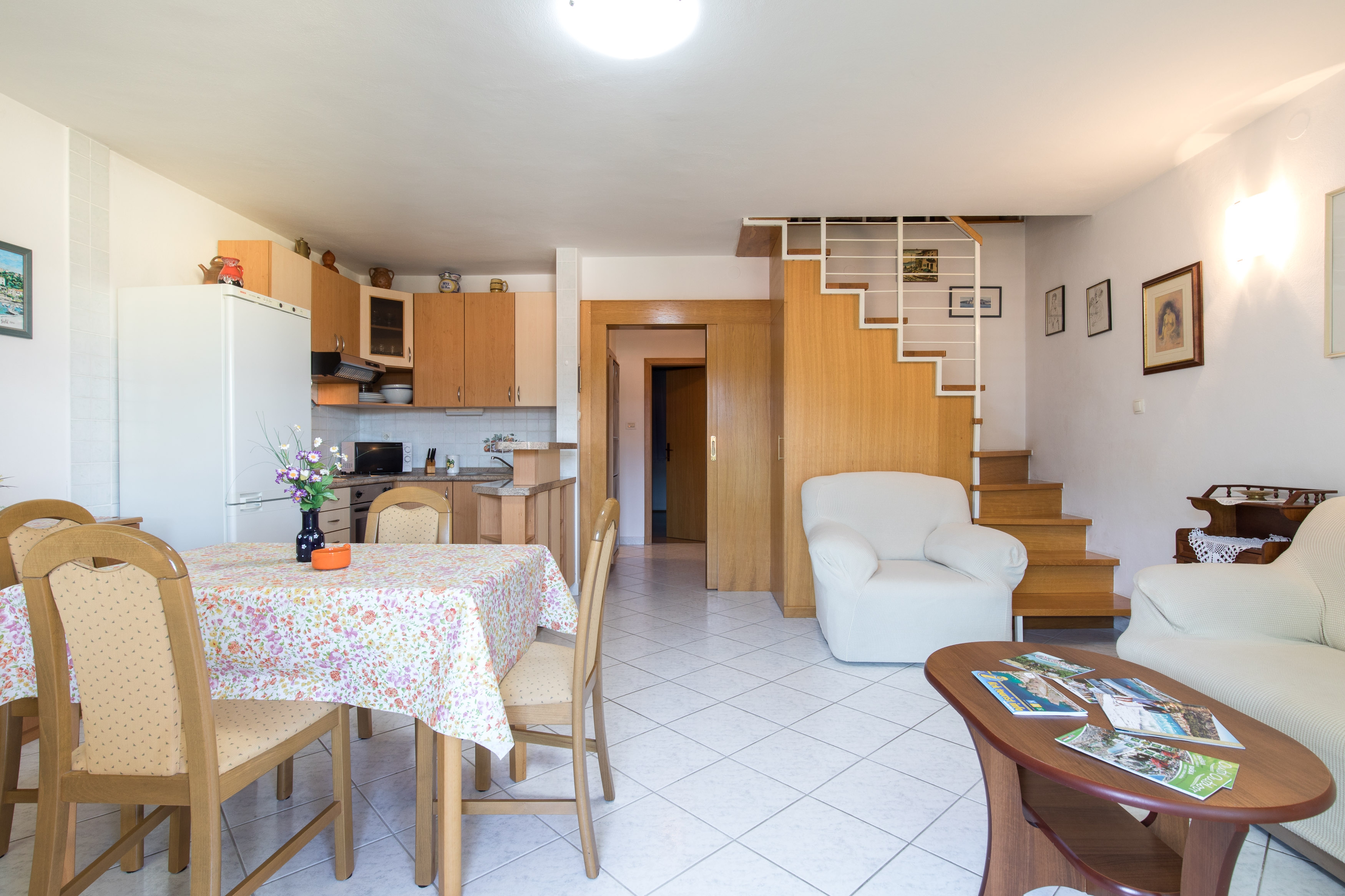 Two bedroom apartment with balcony and sea view Baška, Krk (A-19675-a) Two bedroom apartment with balcony and sea view Baška, Krk (A-19675-a)