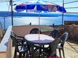 Crikvenica, Terrasse in folgender Unterkunftsart apartment, mit Meerblick und WiFi.