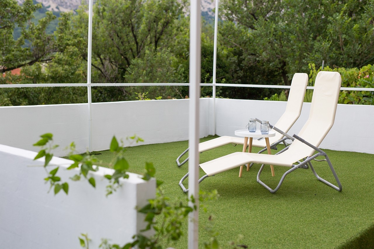 Two bedroom apartment with terrace Baška, Krk  A-a