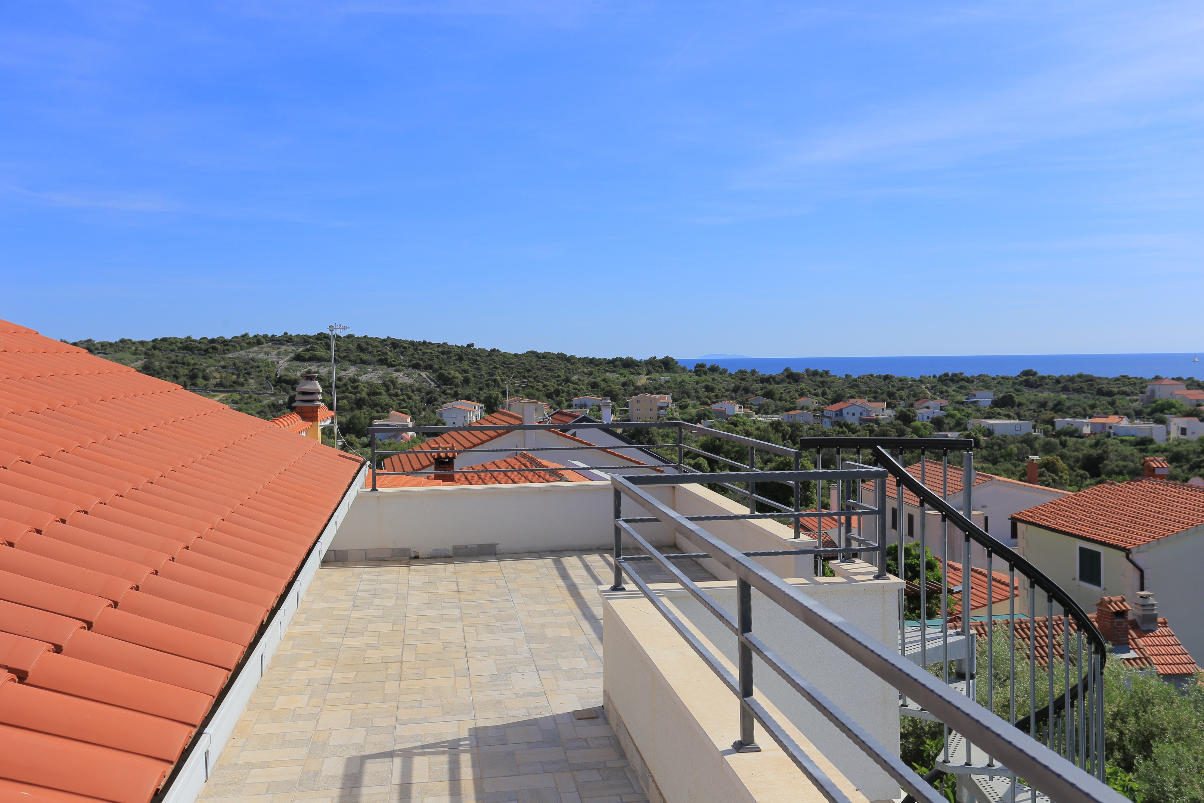 One bedroom apartment with terrace and sea view Kanica, Rogoznica  A-a