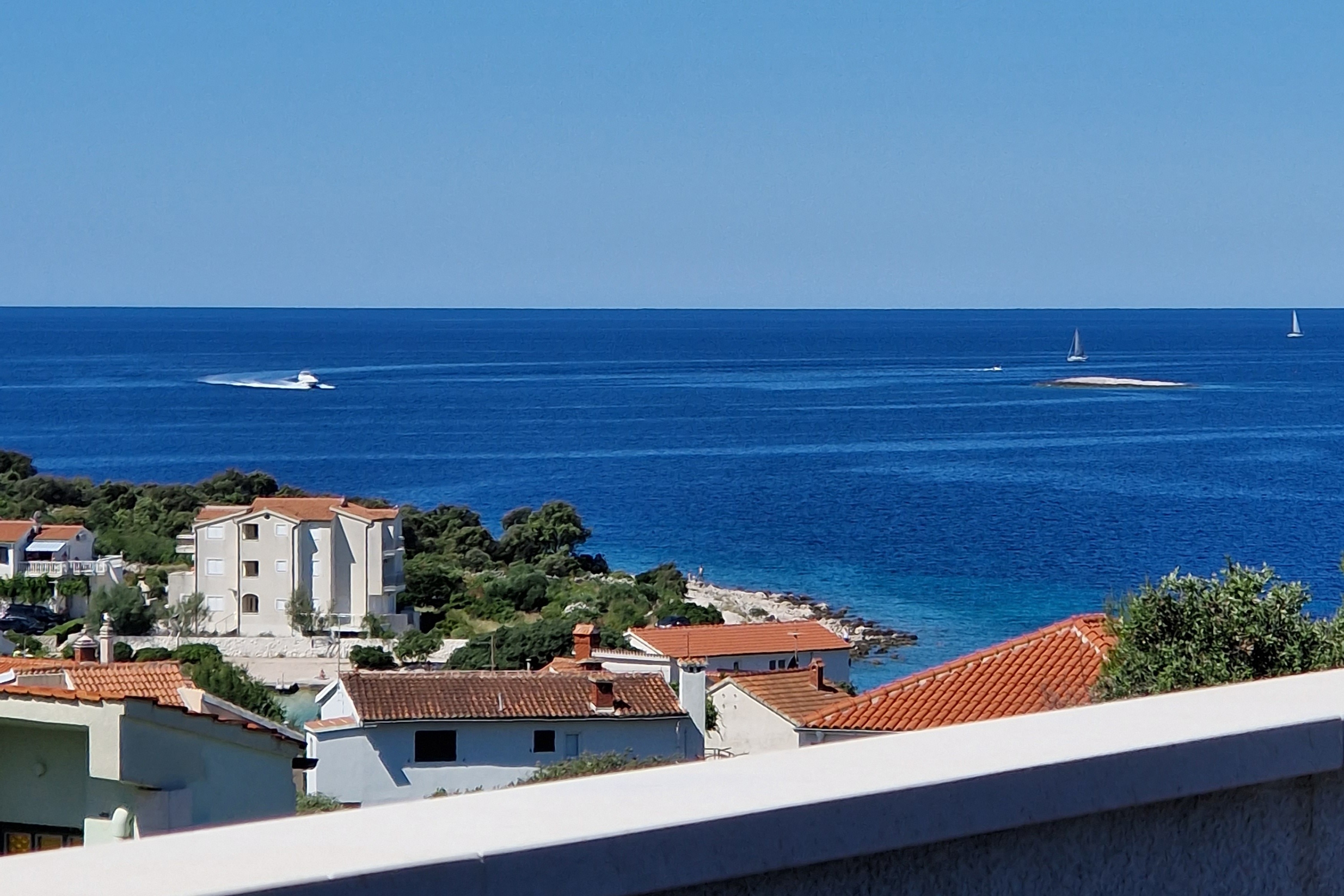 One bedroom apartment with terrace and sea view Kanica, Rogoznica  A-a