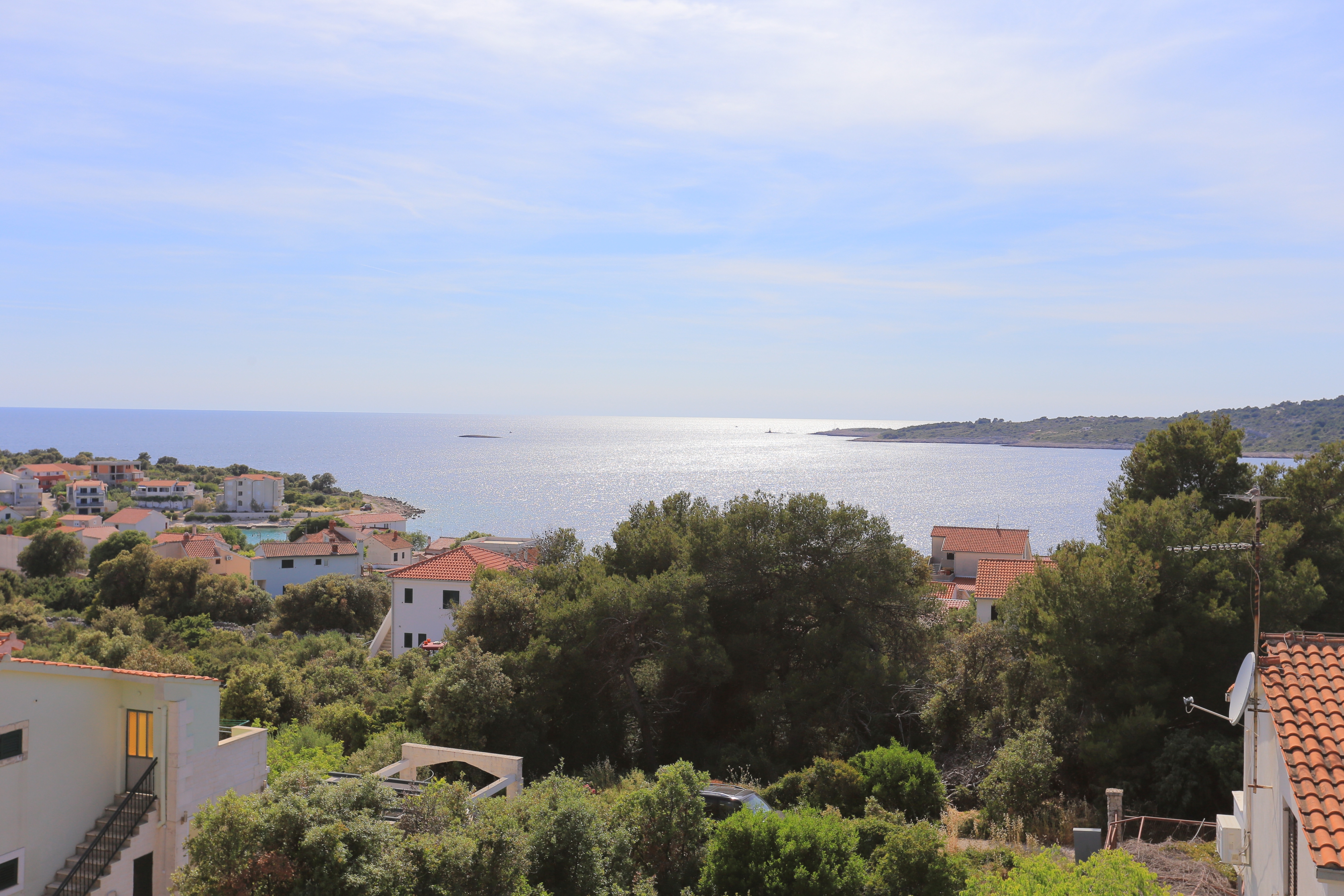 One bedroom apartment with terrace and sea view Kanica, Rogoznica  A-a