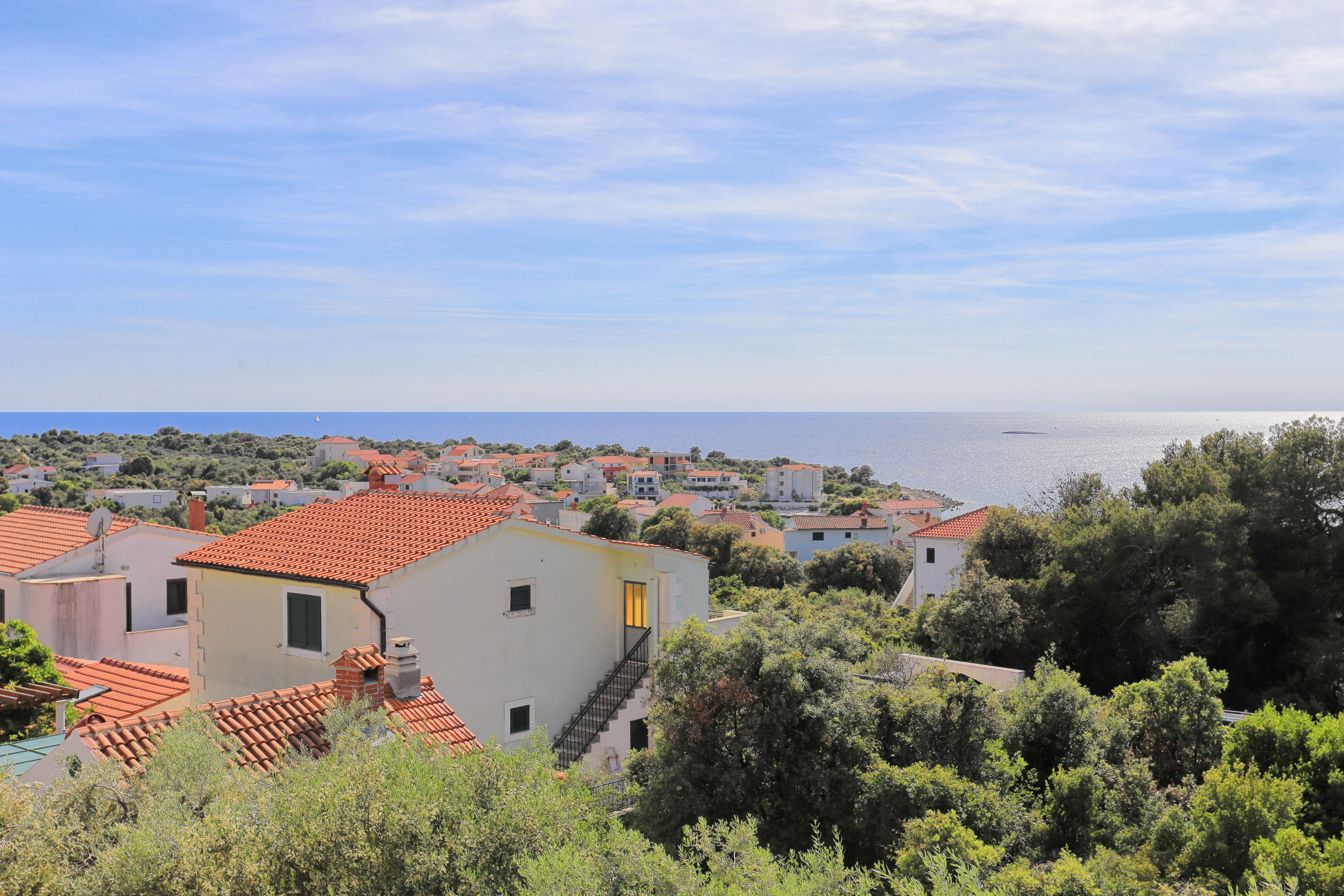 One bedroom apartment with terrace and sea view Kanica, Rogoznica  A-a