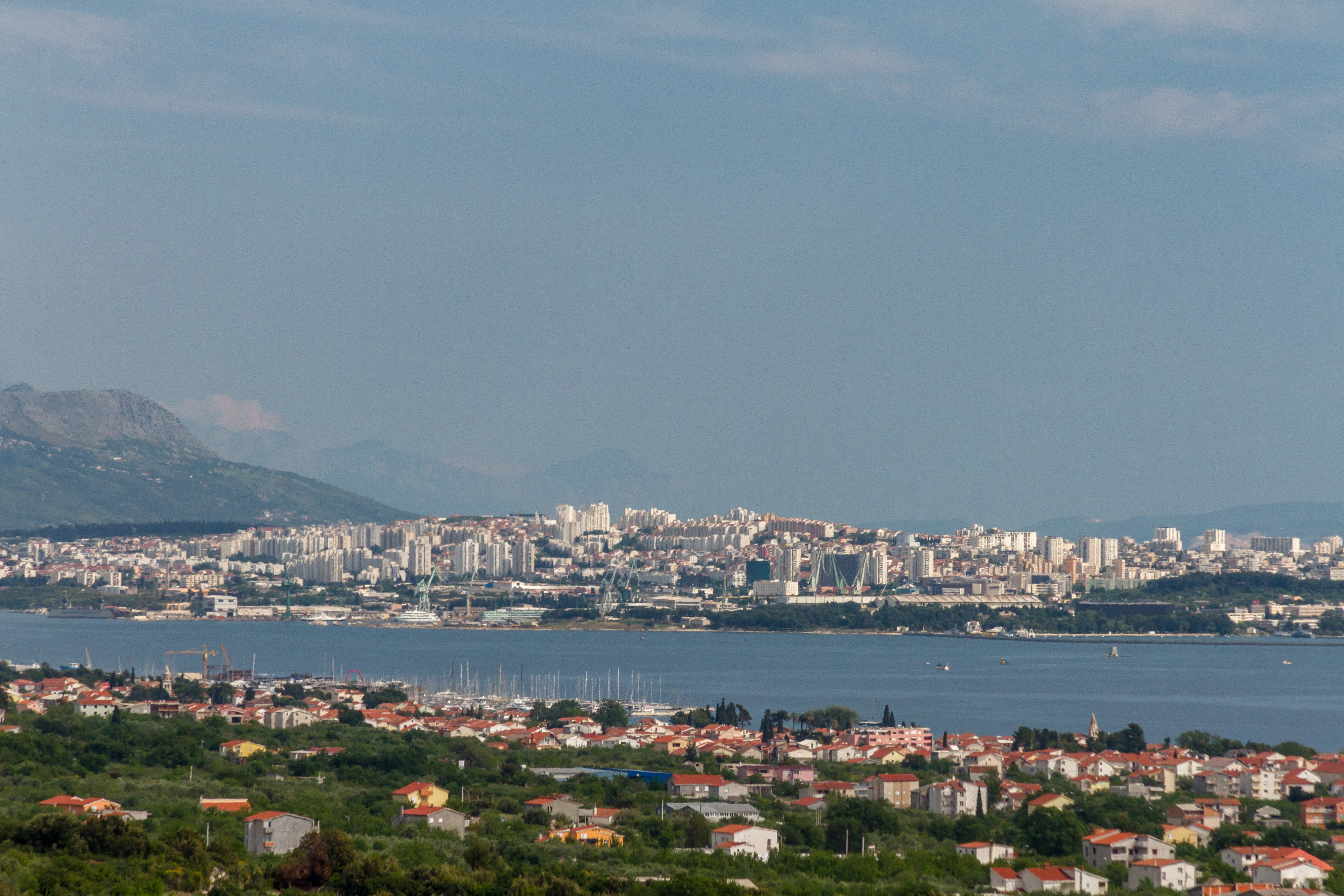One bedroom apartment with terrace and sea view Kaštel Stari, Kaštela  A-a