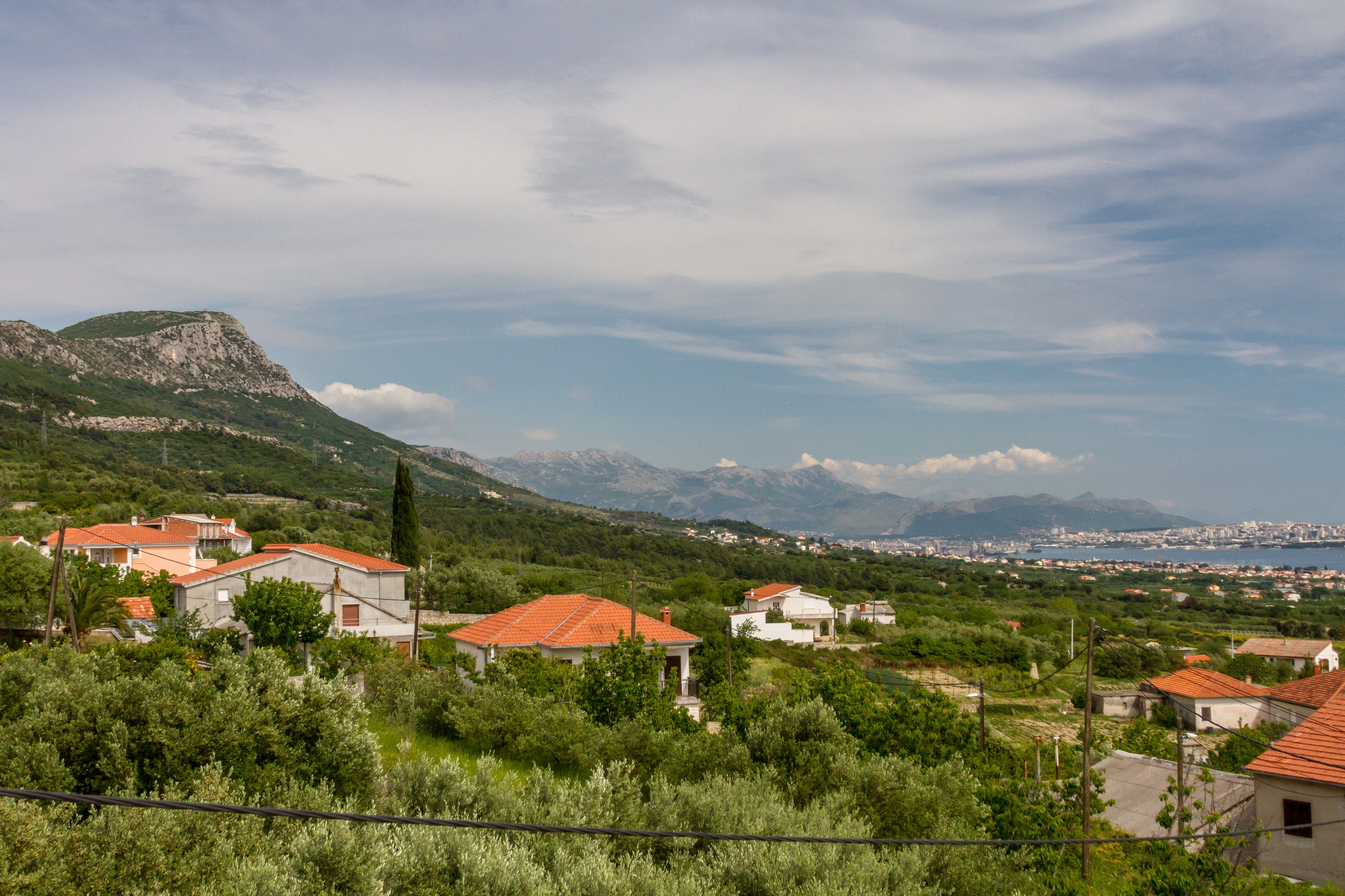 One bedroom apartment with terrace and sea view Kaštel Stari, Kaštela  A-a