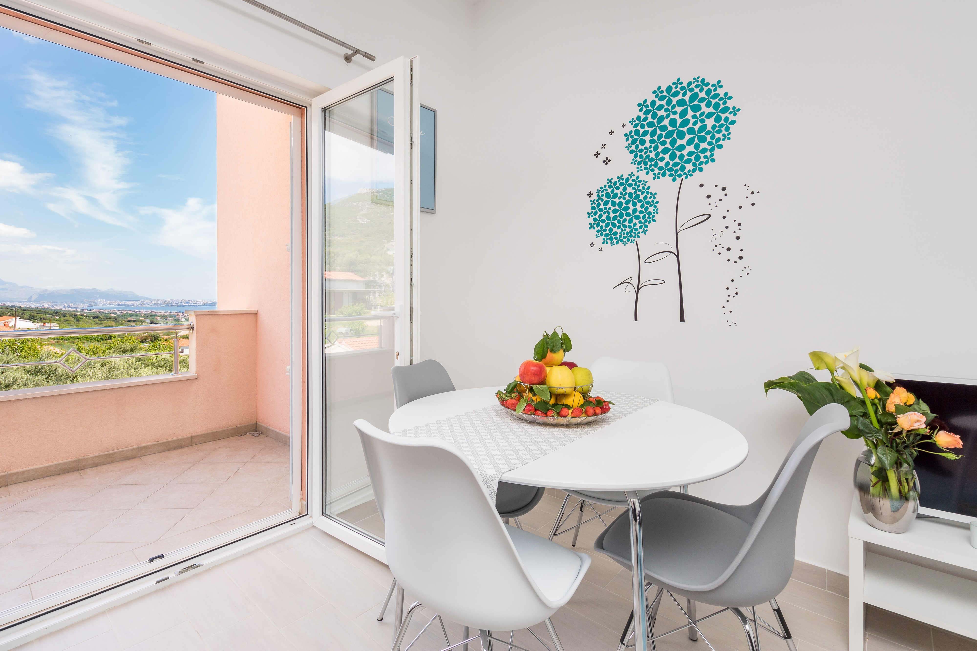 One bedroom apartment with terrace and sea view Kaštel Stari, Kaštela (A-19740-b)