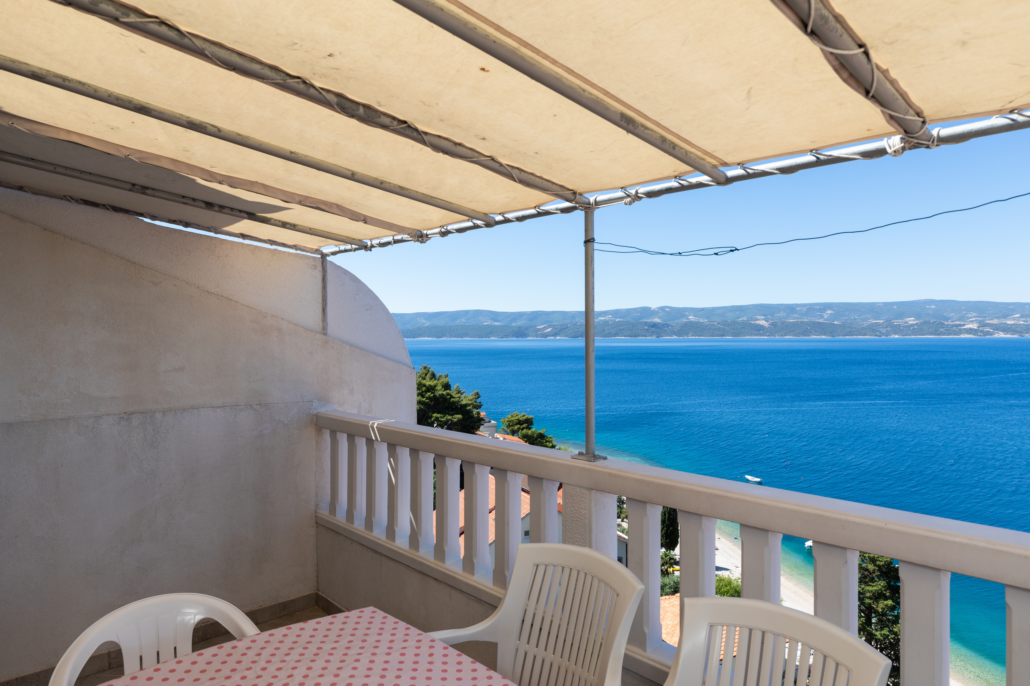 Two bedroom apartment with terrace and sea view Stanići, Omiš  A-a