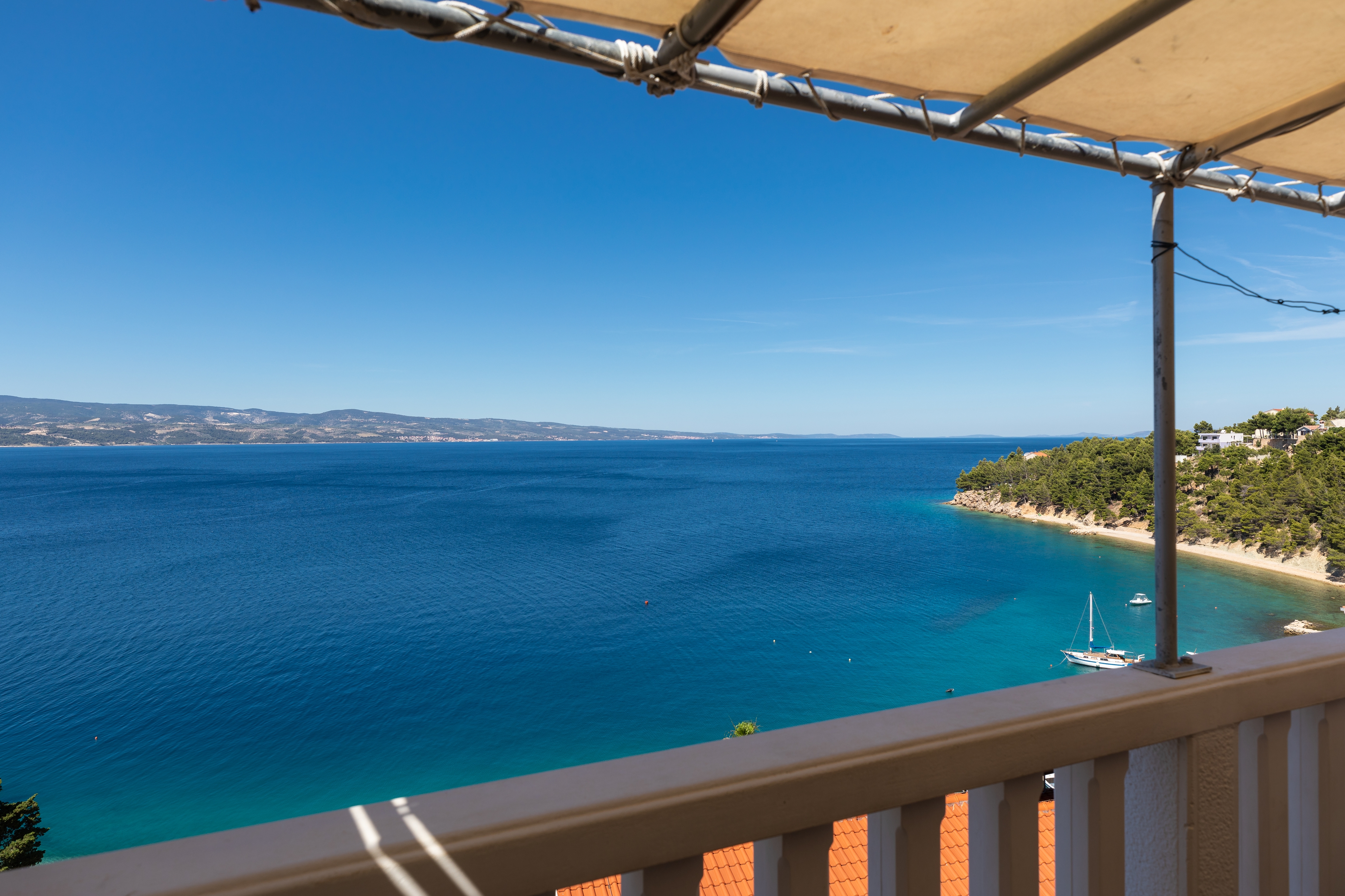 Two bedroom apartment with terrace and sea view Stanići, Omiš  A-a