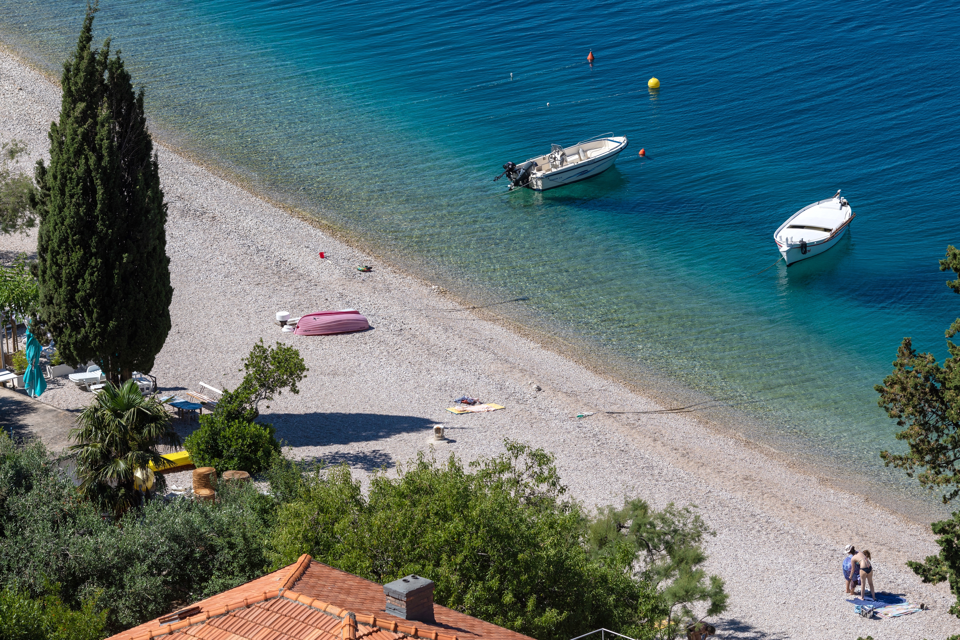 Two bedroom apartment with terrace and sea view Stanići, Omiš  A-a