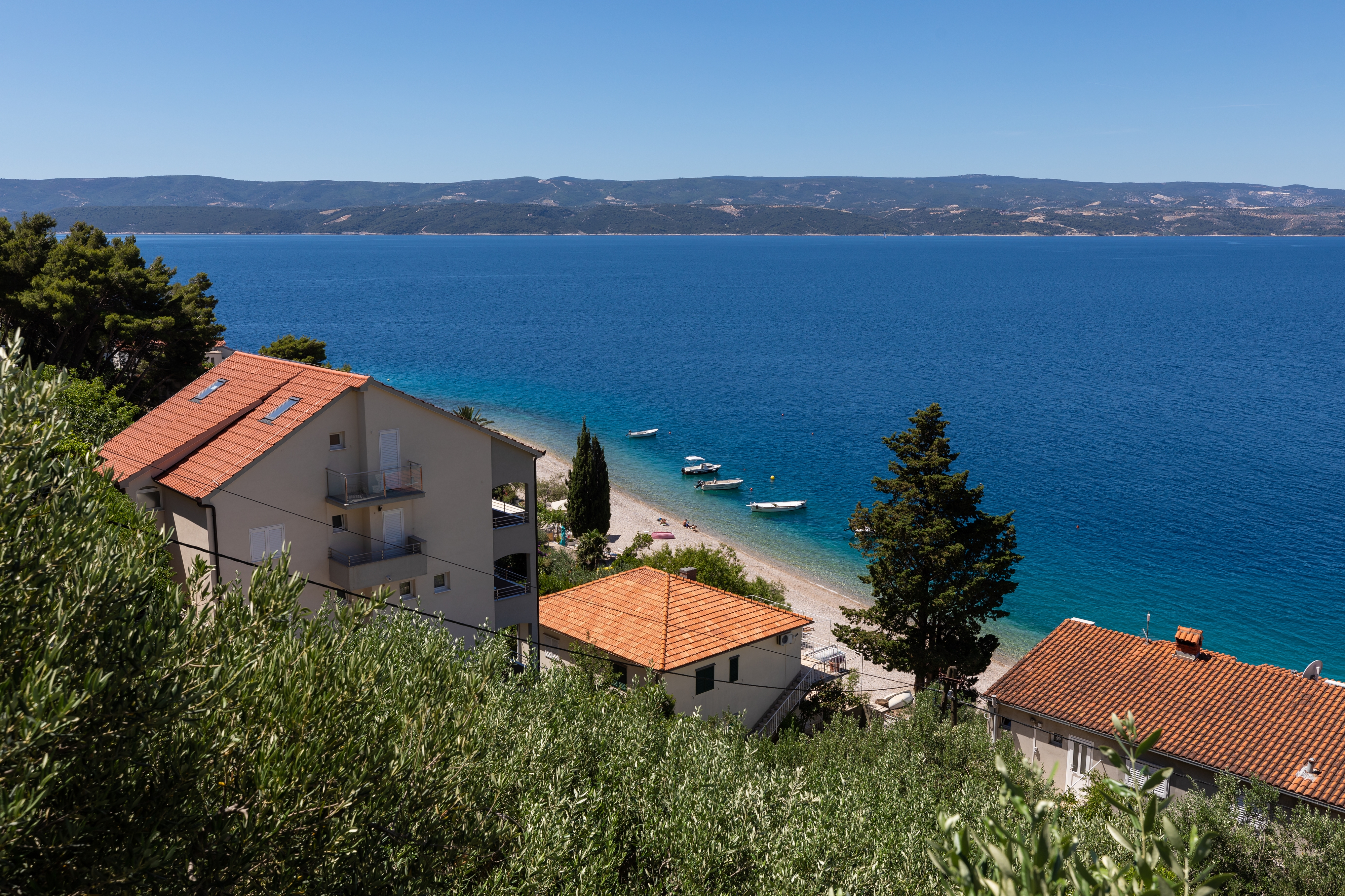 Studio flat with terrace and sea view Stanići, Omiš  AS-a