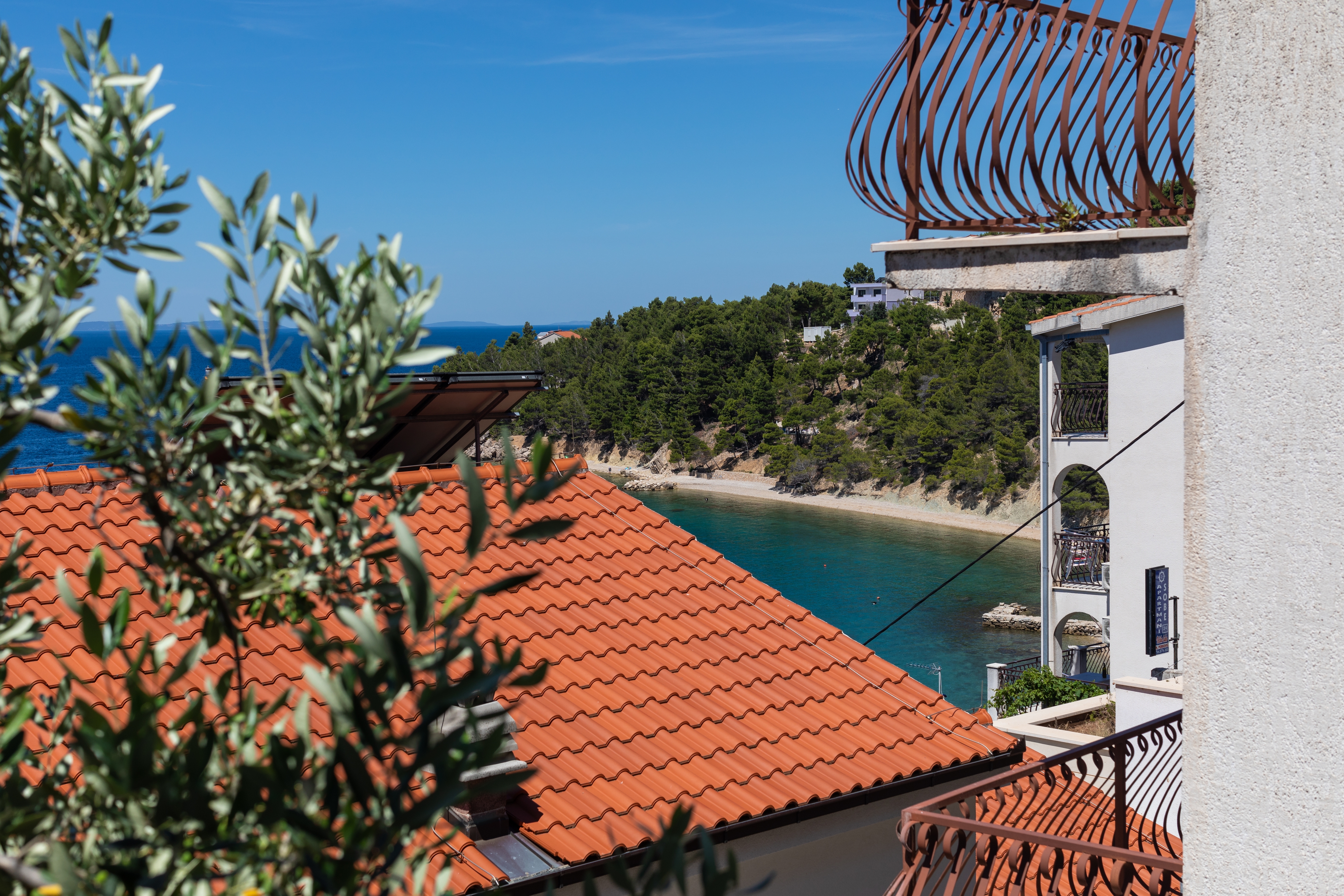Studio flat with terrace and sea view Stanići, Omiš  AS-a