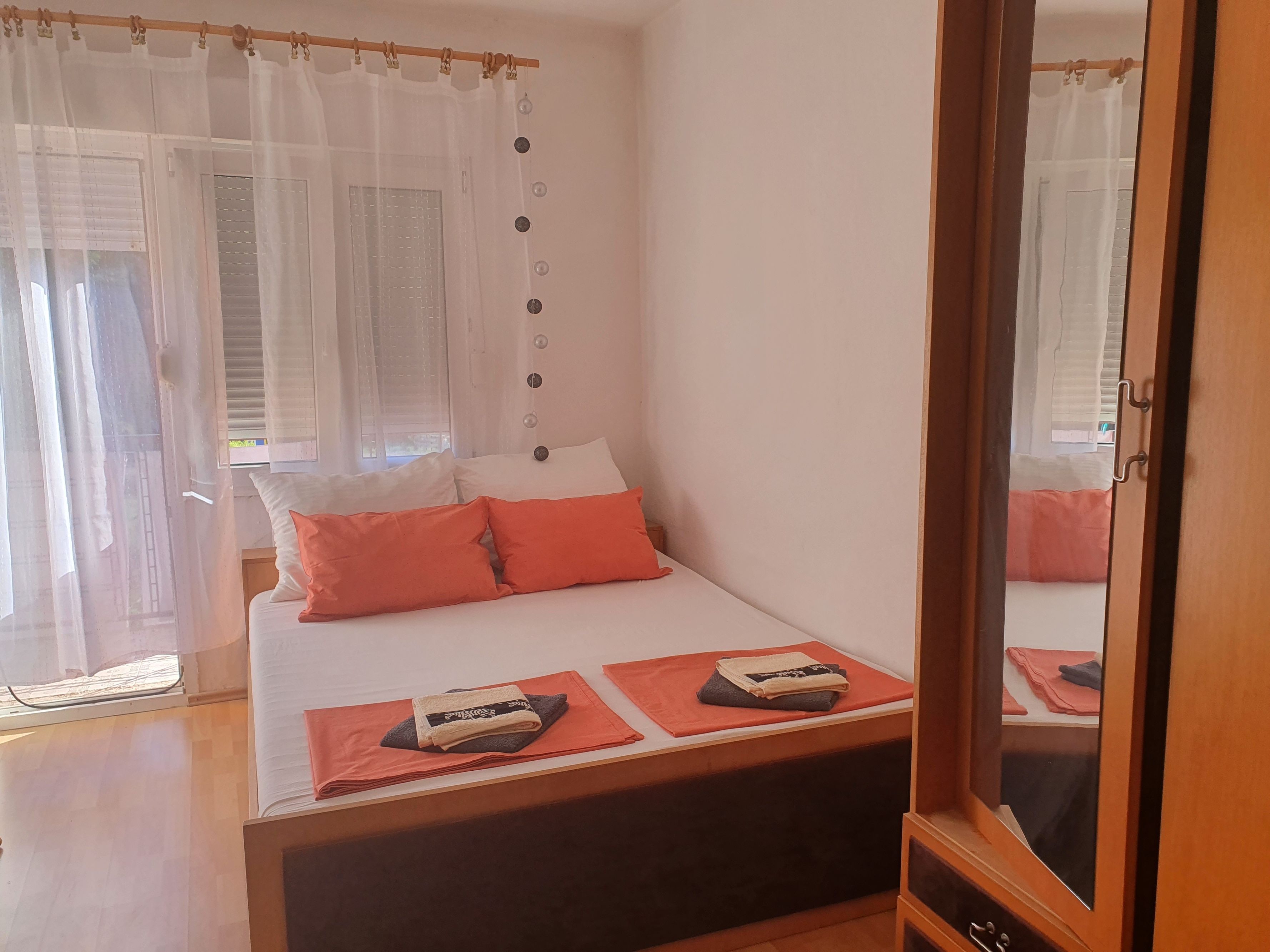 Two bedroom apartment with terrace and sea view Senj  A-a