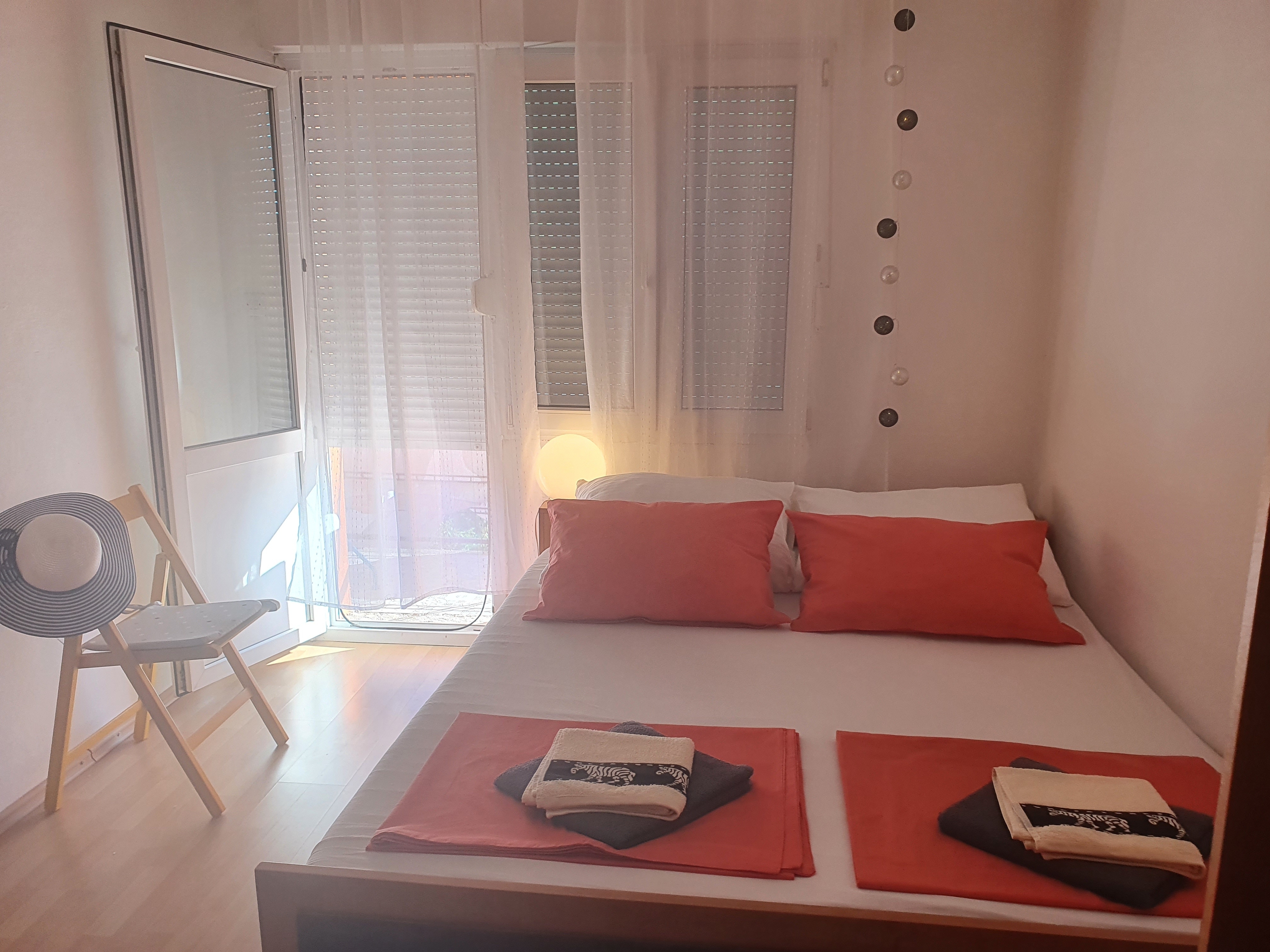 Two bedroom apartment with terrace and sea view Senj  A-a