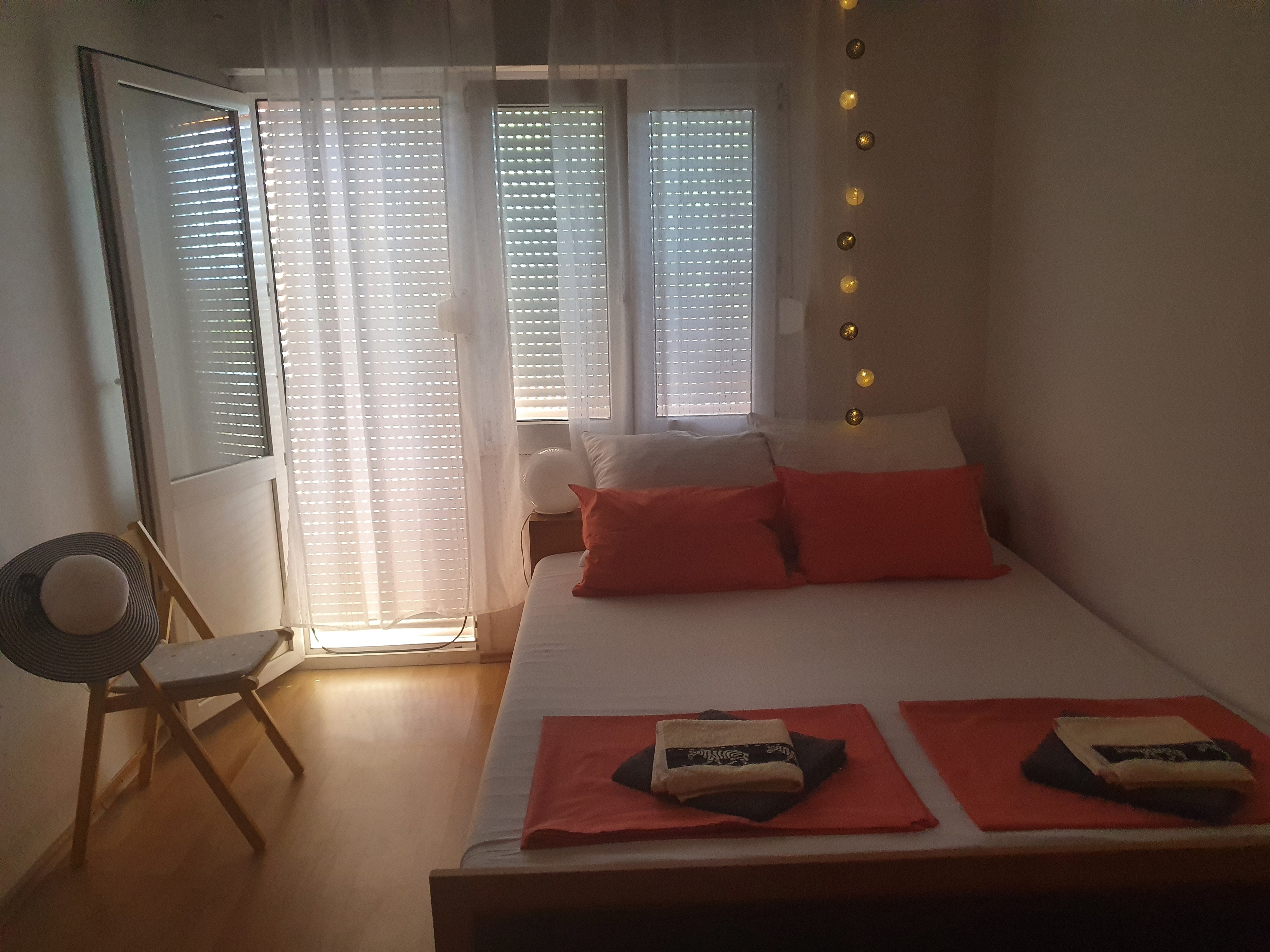 Two bedroom apartment with terrace and sea view Senj  A-a