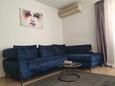 Senj, Living room in the apartment, air condition available and WiFi.