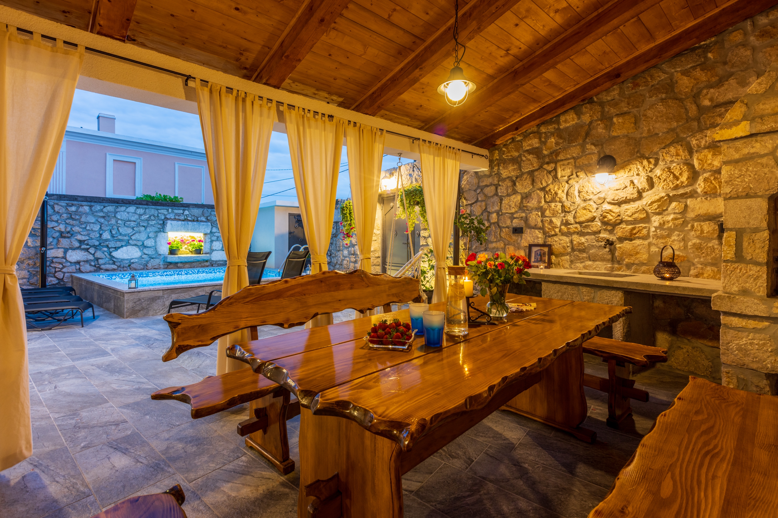 Three bedroom house with terrace and sea view Grižane, Crikvenica  K