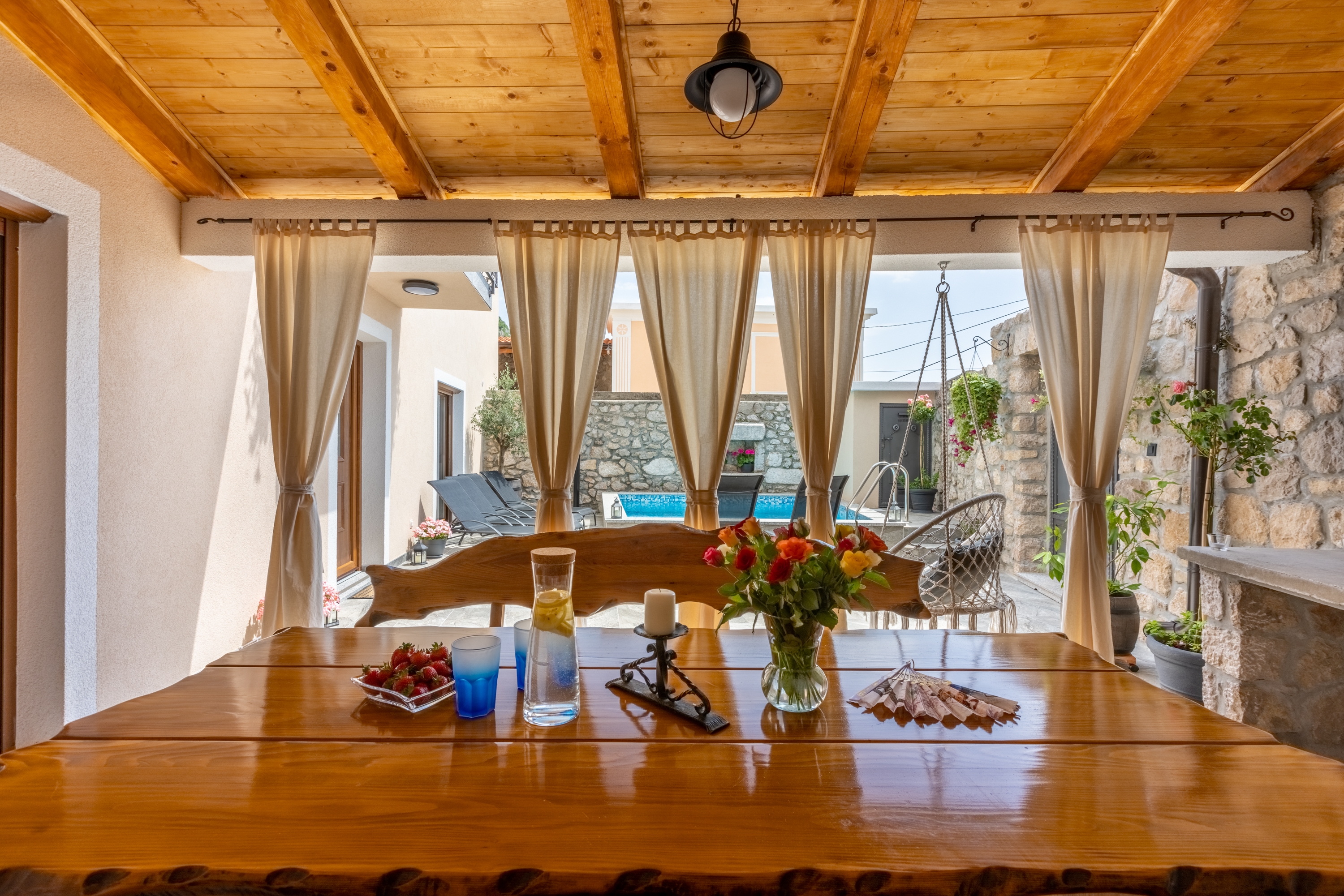 Three bedroom house with terrace and sea view Grižane, Crikvenica  K