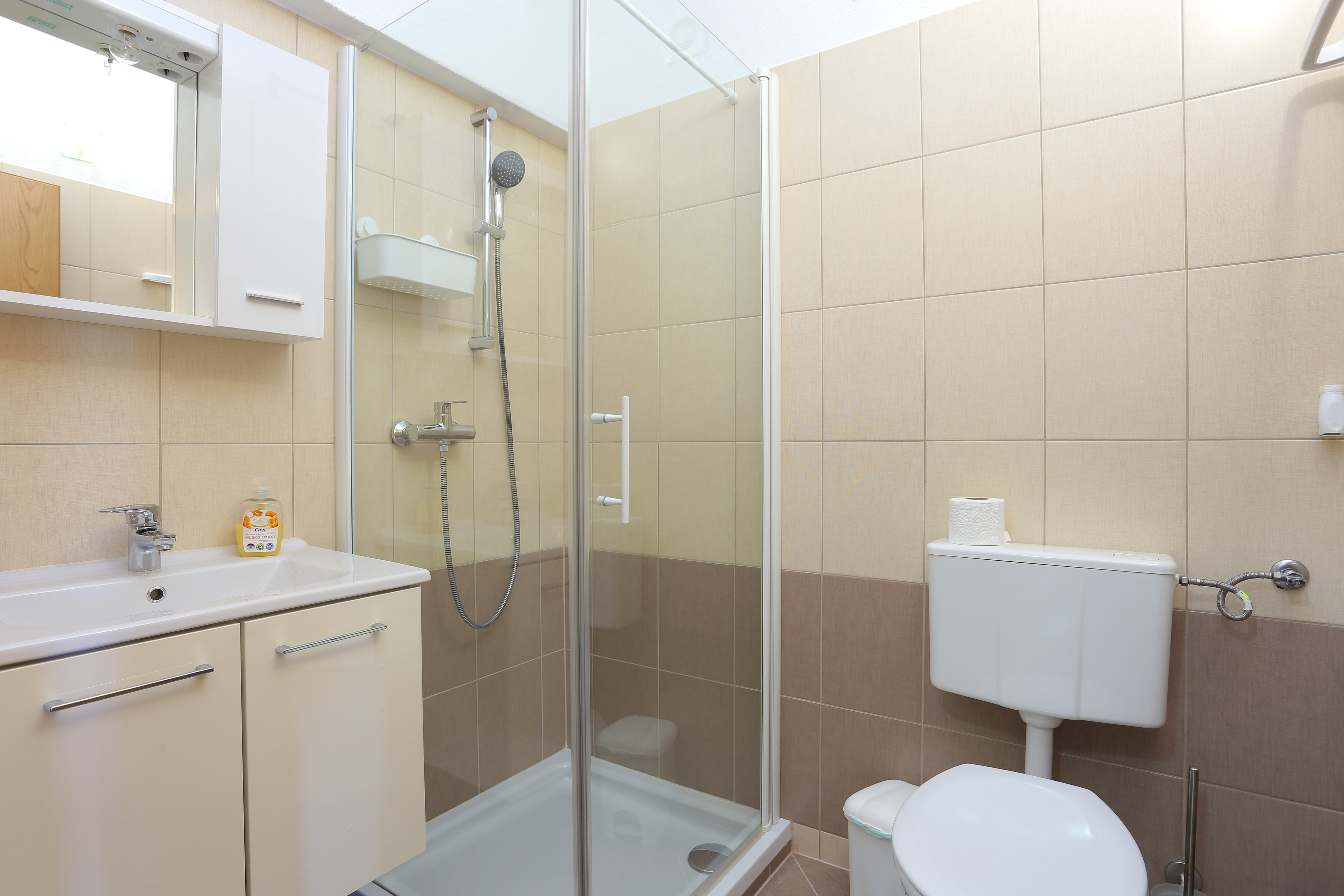 Two bedroom apartment with terrace and sea view Rogoznica  A-a