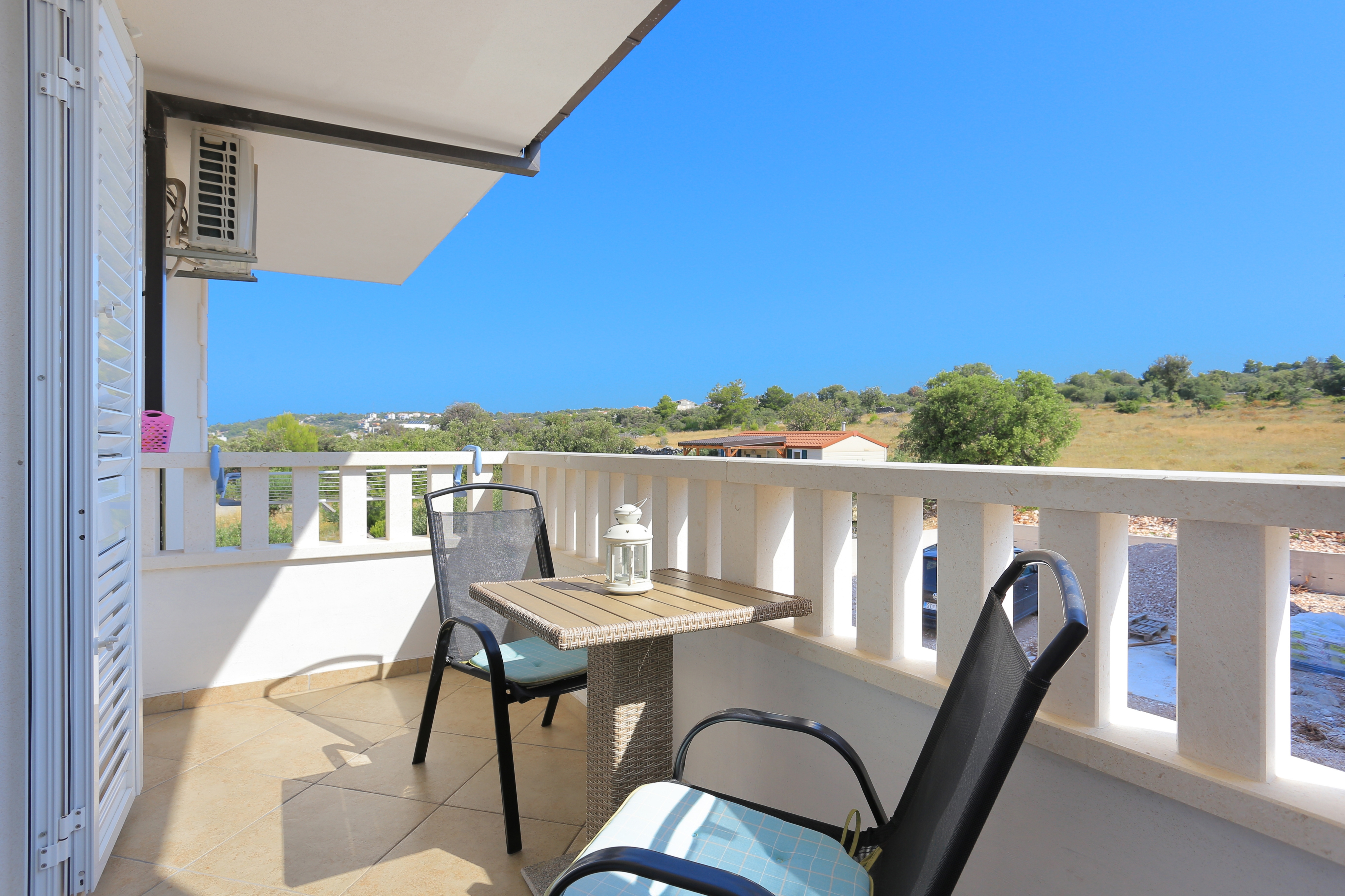 One bedroom apartment with balcony and sea view Rogoznica  A-b