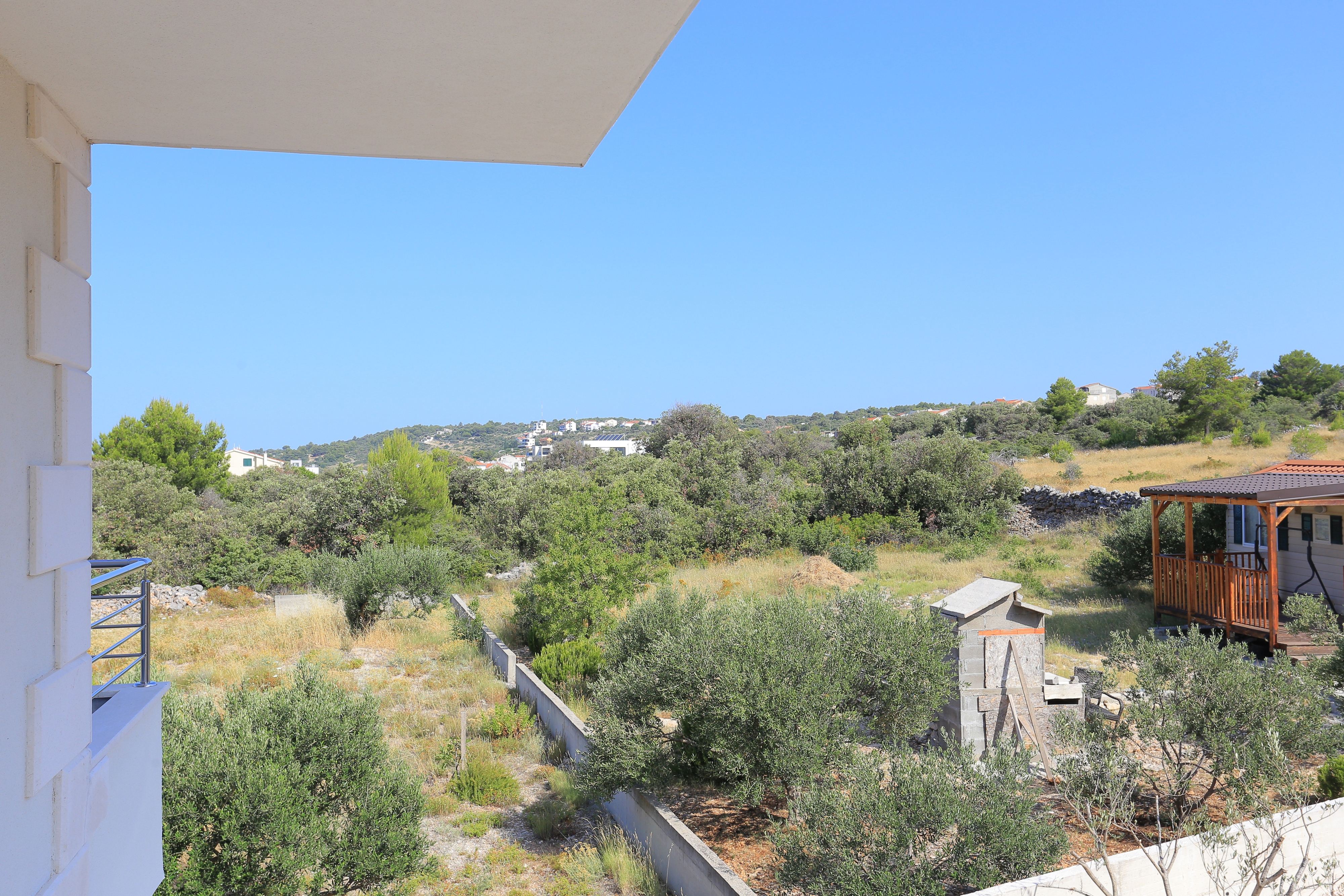 One bedroom apartment with balcony and sea view Rogoznica  A-b