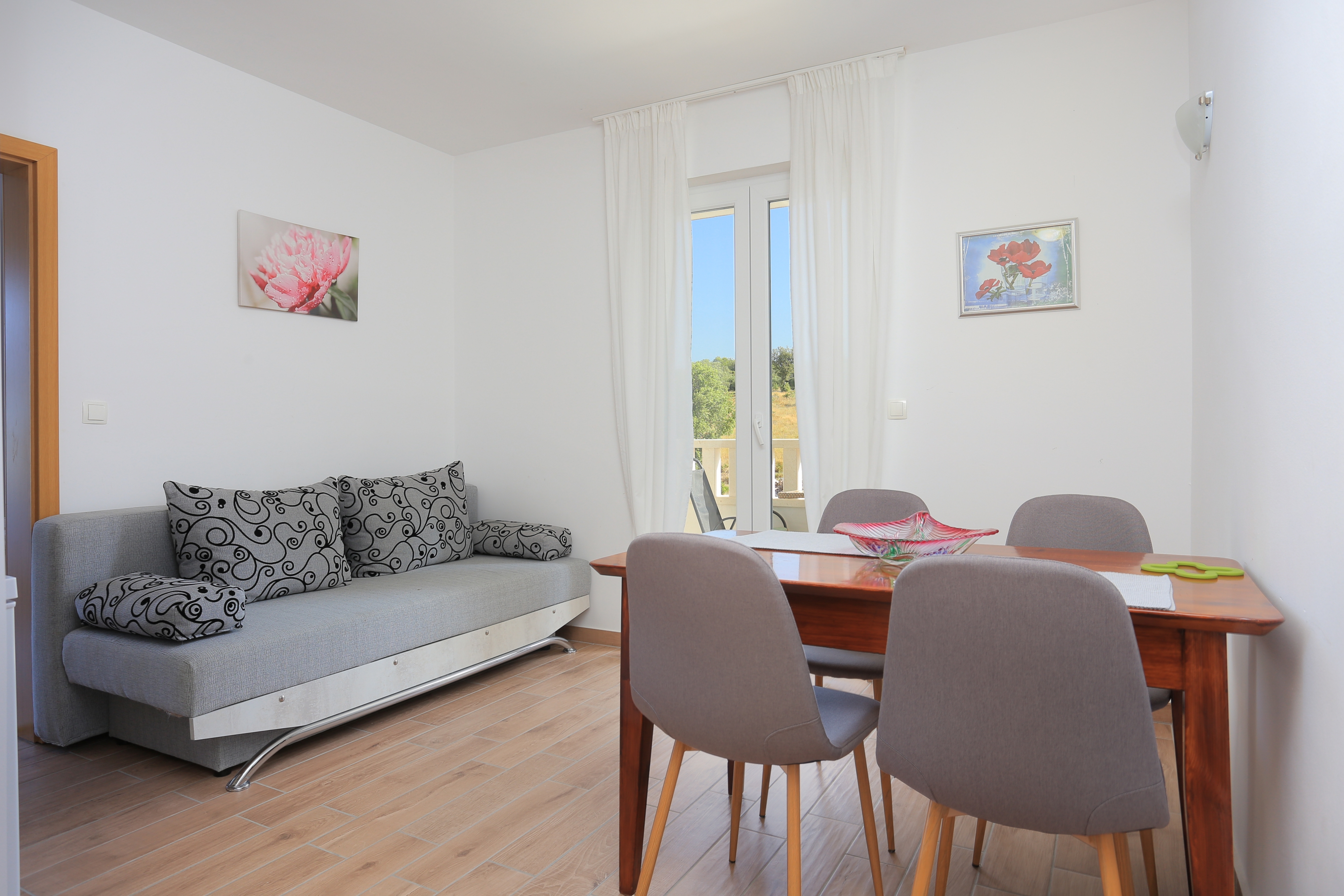 One bedroom apartment with balcony and sea view Rogoznica (A-19786-b)