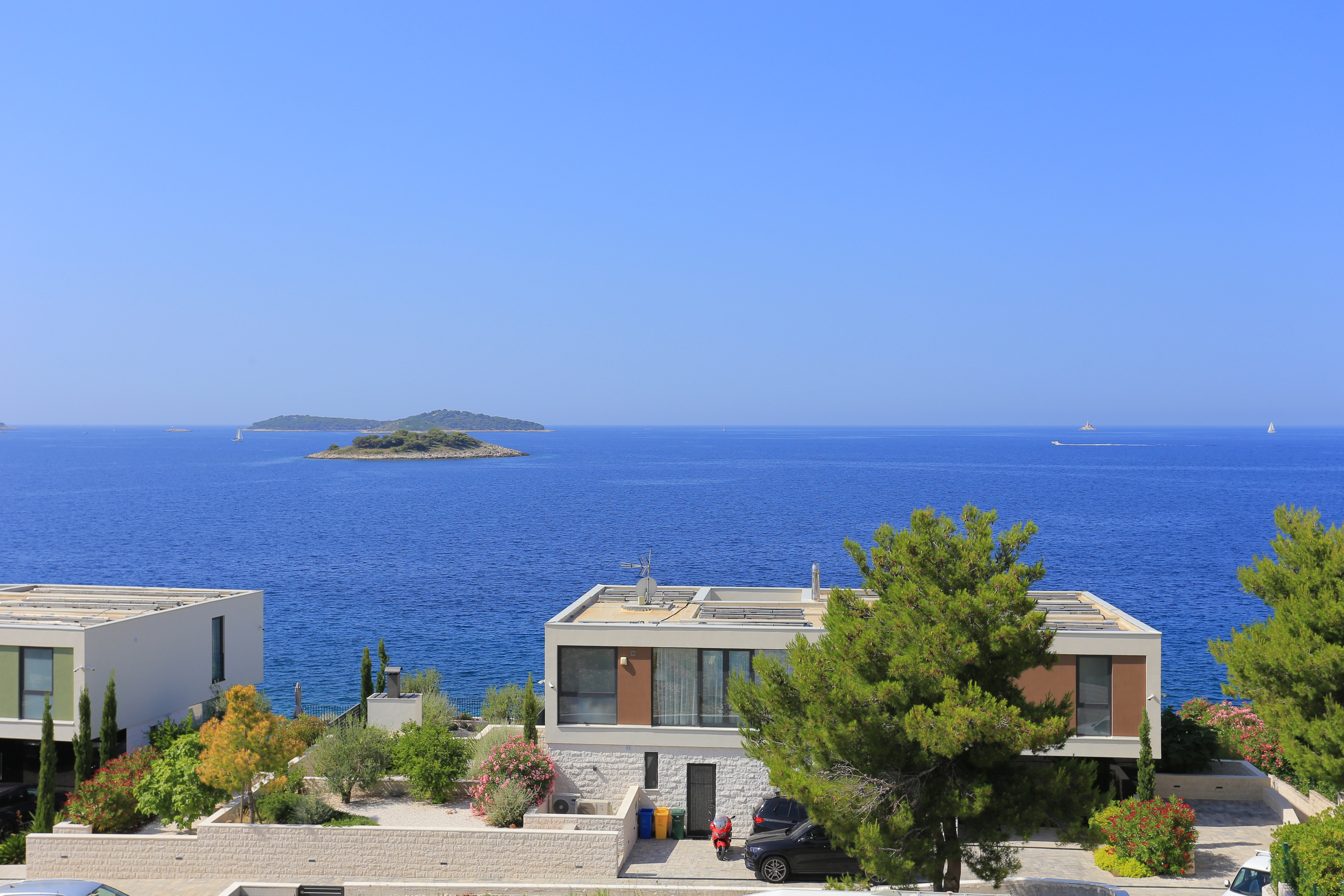 One bedroom apartment with balcony and sea view Rogoznica  A-c