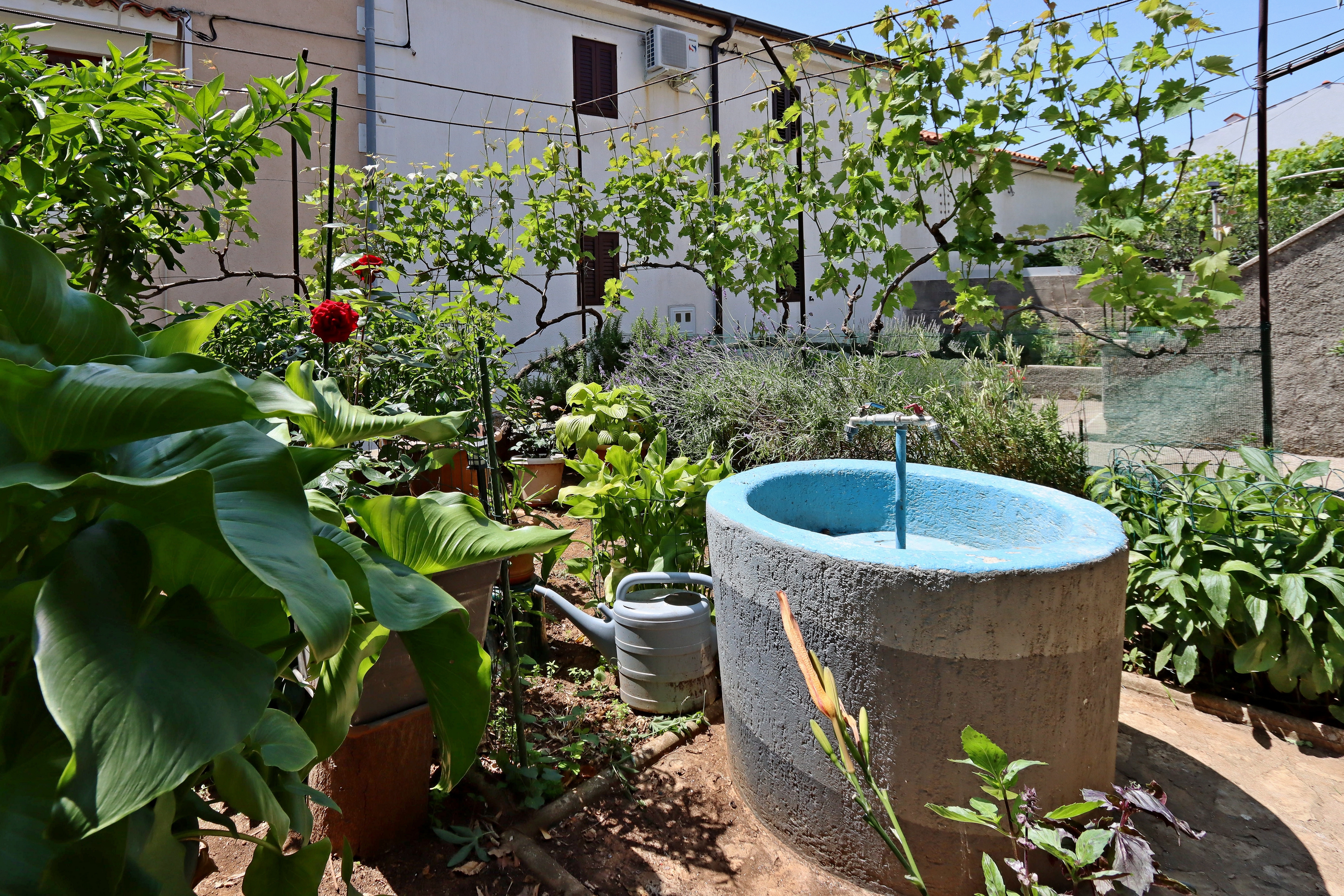 Two bedroom apartment with air-conditioning Punat, Krk (A-19831-a)