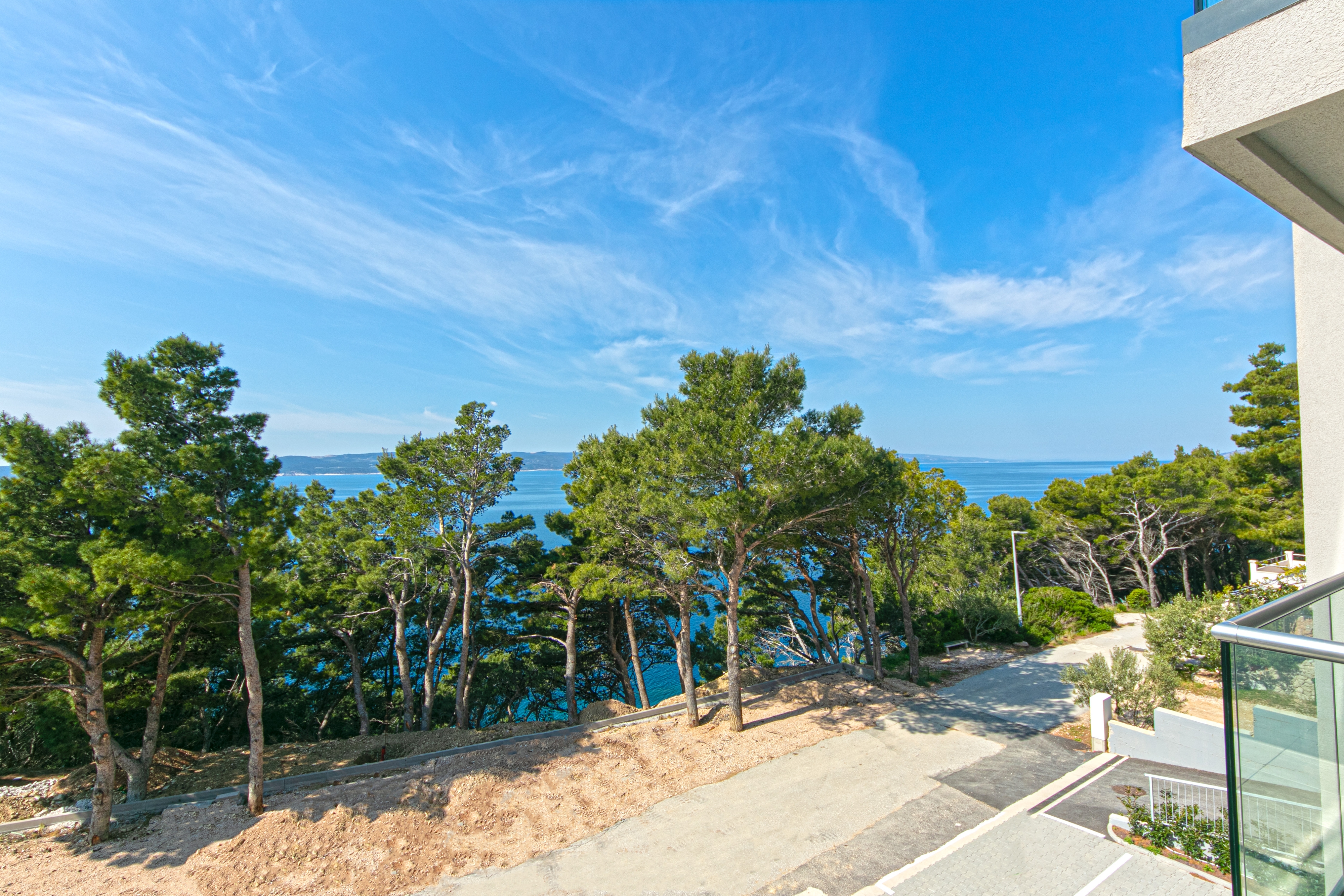 Two bedroom apartment with terrace and sea view Brela, Makarska  A-d
