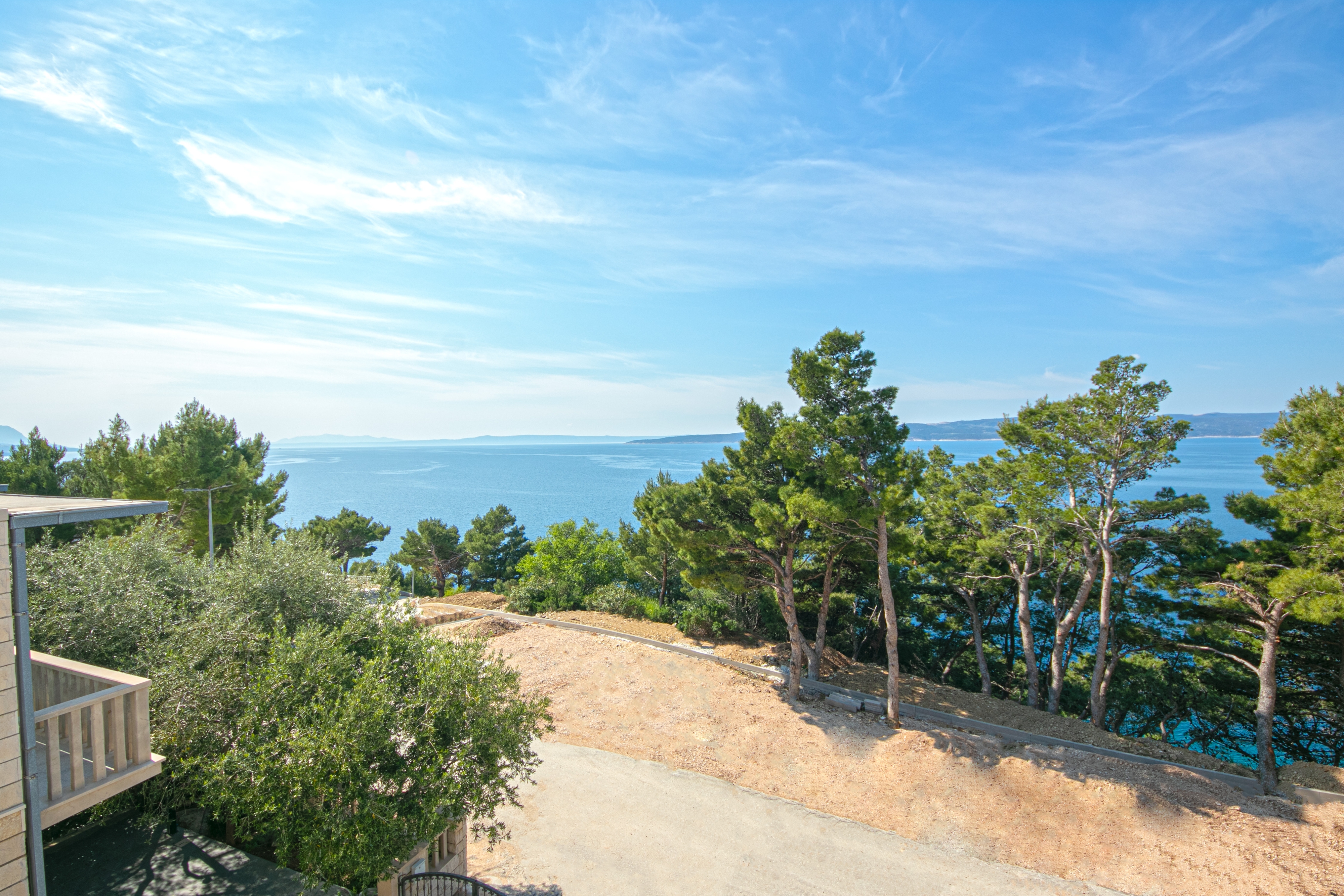 Two bedroom apartment with terrace and sea view Brela, Makarska  A-d