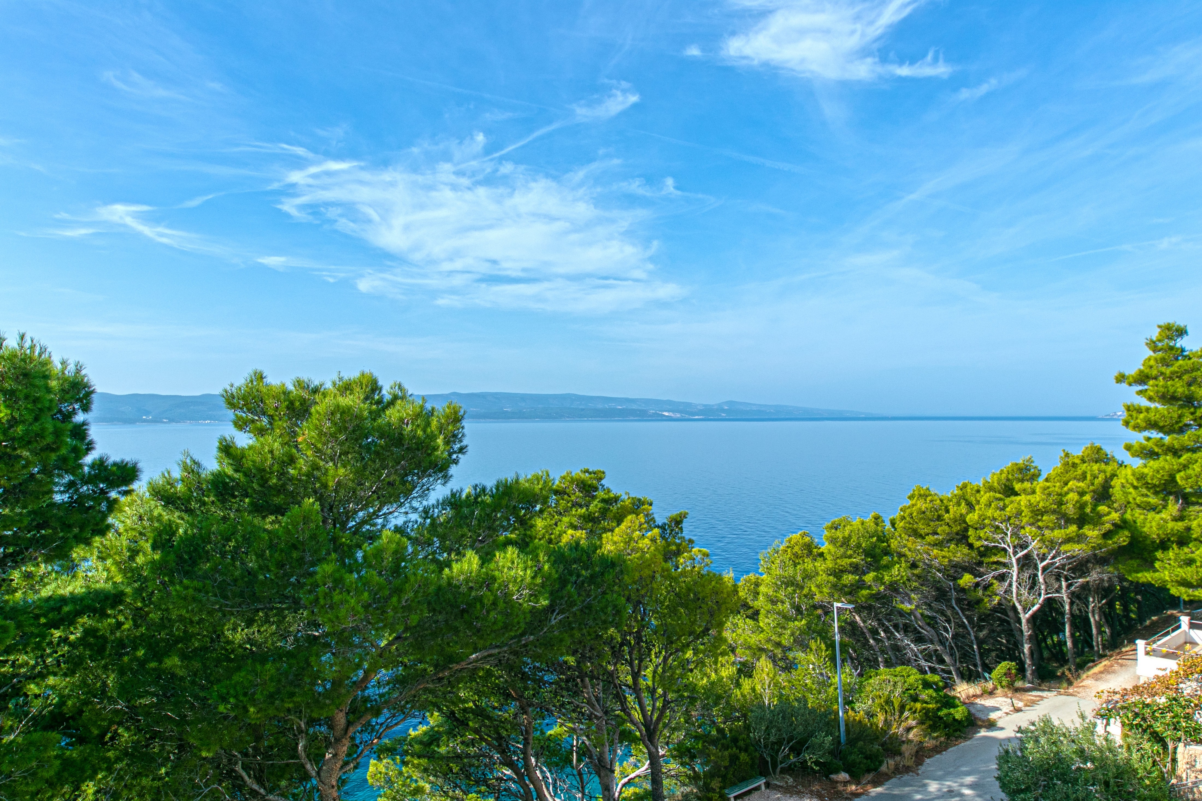 Two bedroom apartment with terrace and sea view Brela, Makarska  A-g