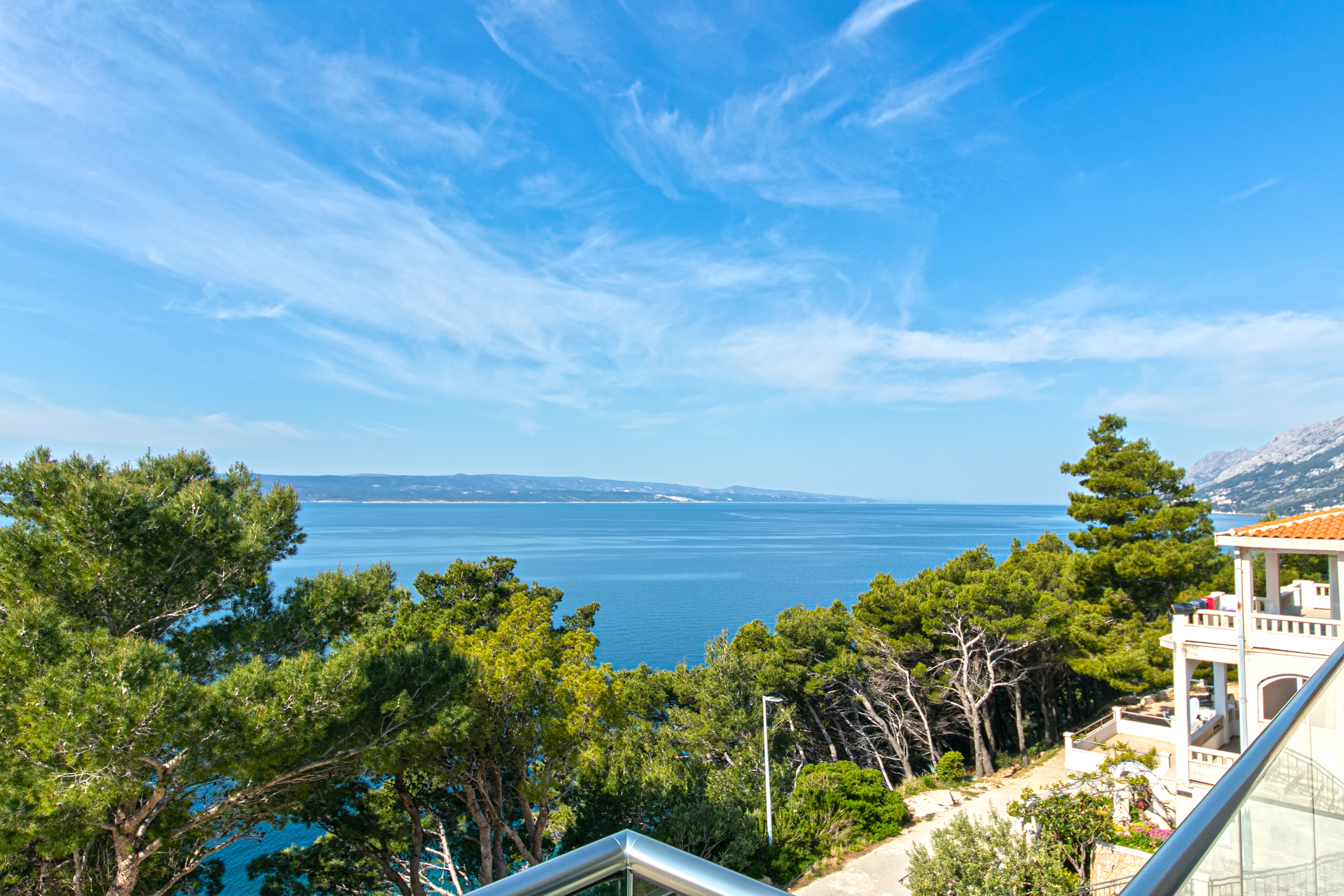 Two bedroom apartment with terrace and sea view Brela, Makarska  A-h