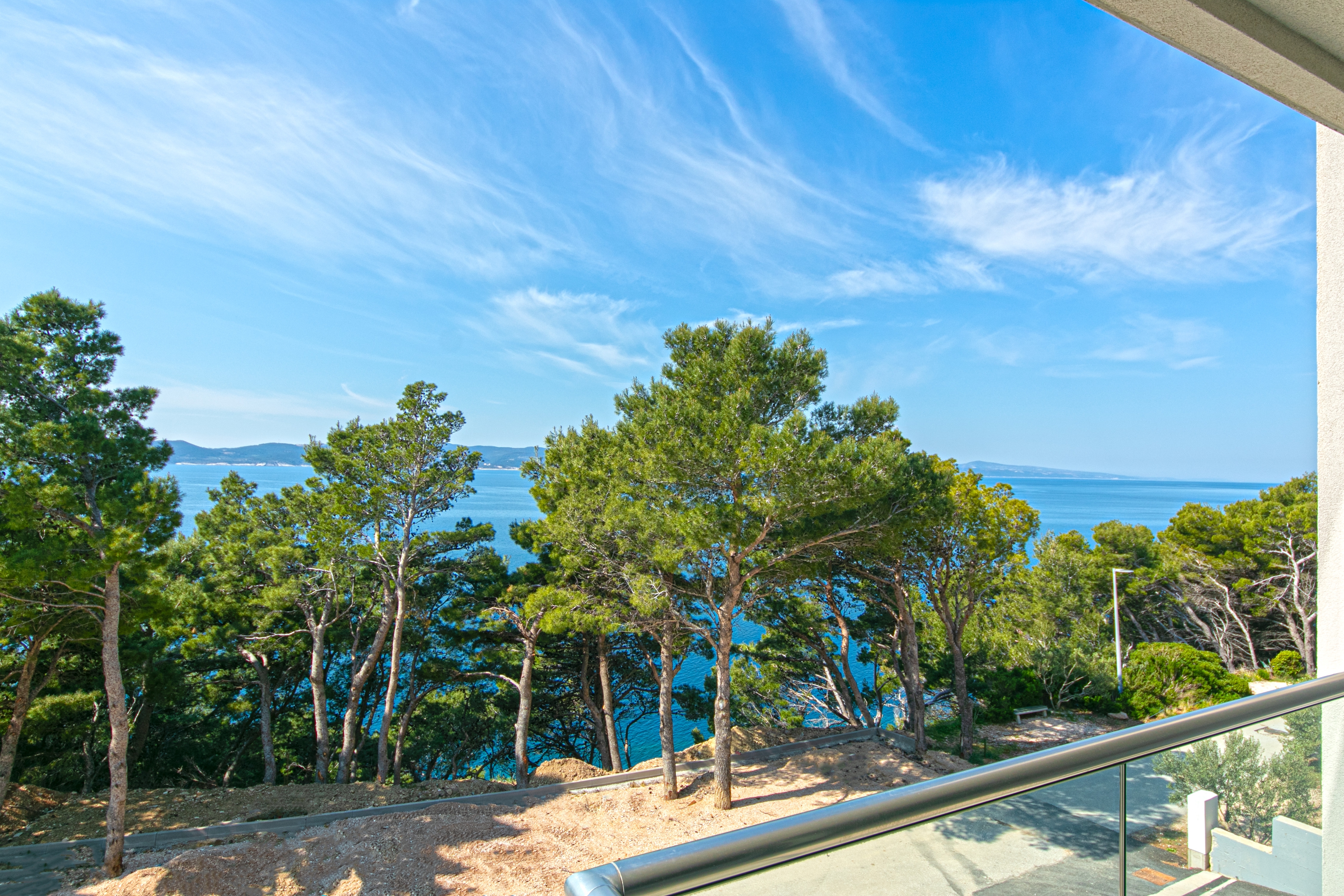 Studio flat with terrace and sea view Brela, Makarska  AS-b