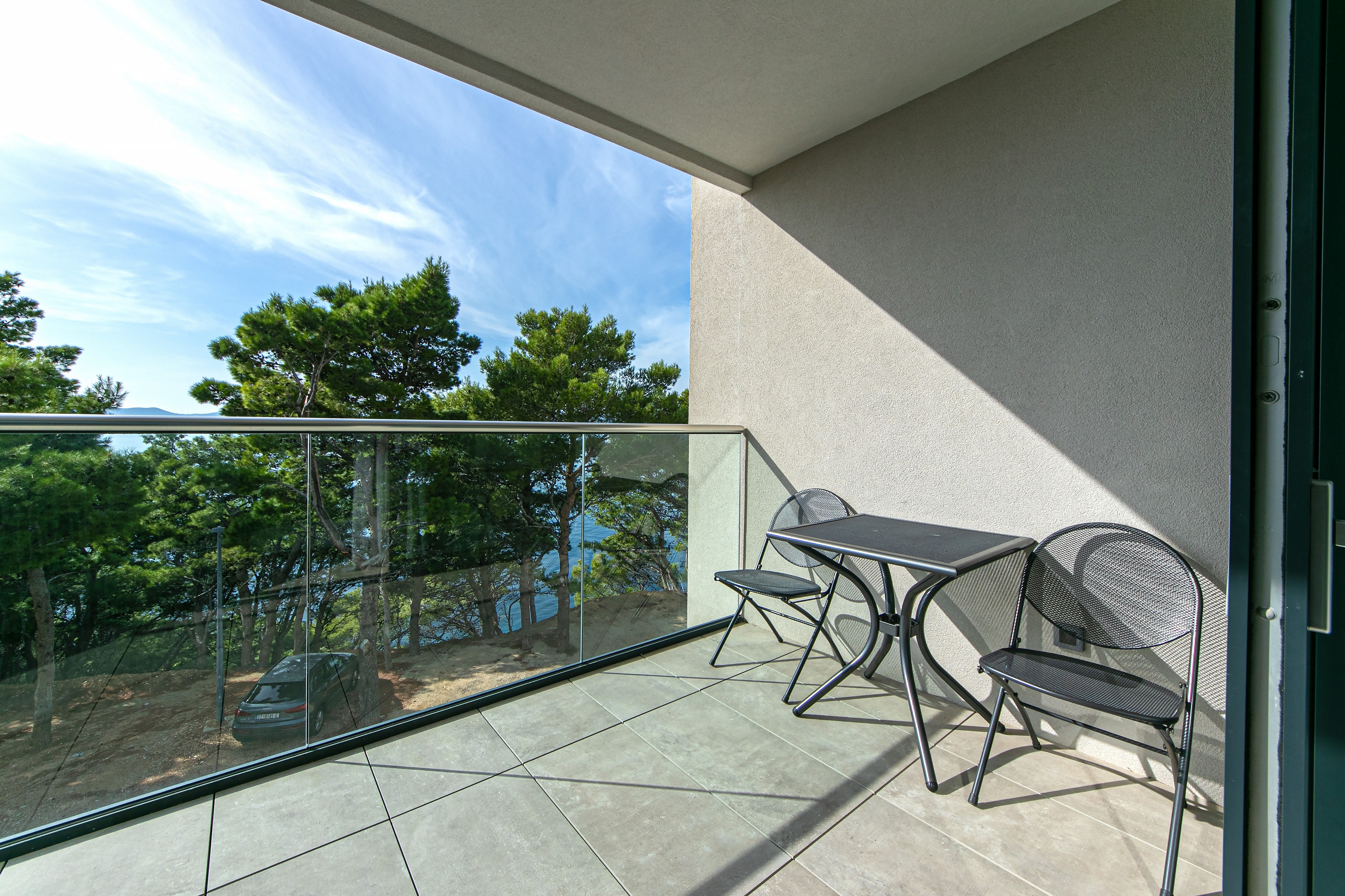 Studio flat with terrace and sea view Brela, Makarska  AS-e