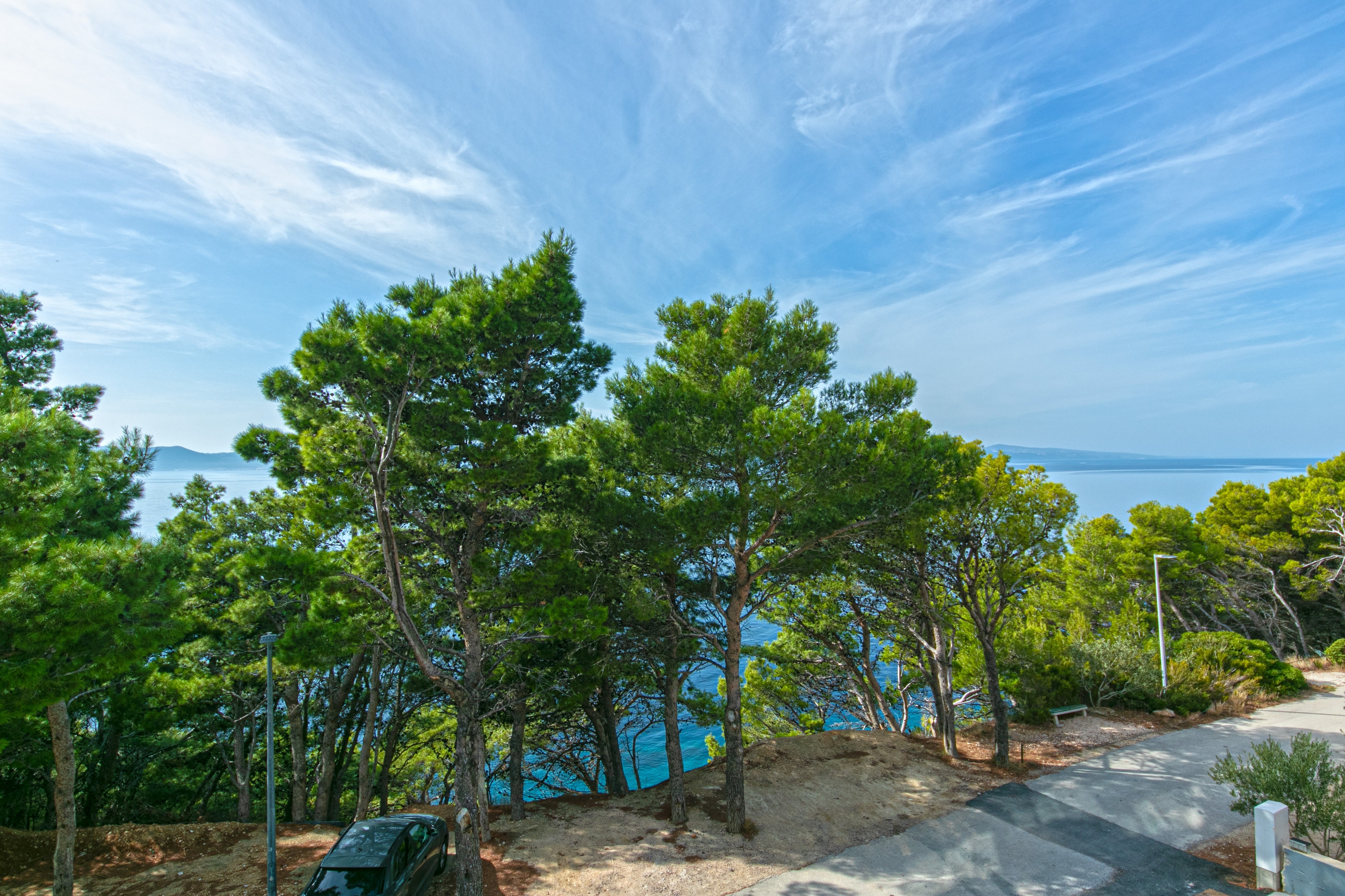 Studio flat with terrace and sea view Brela, Makarska  AS-e