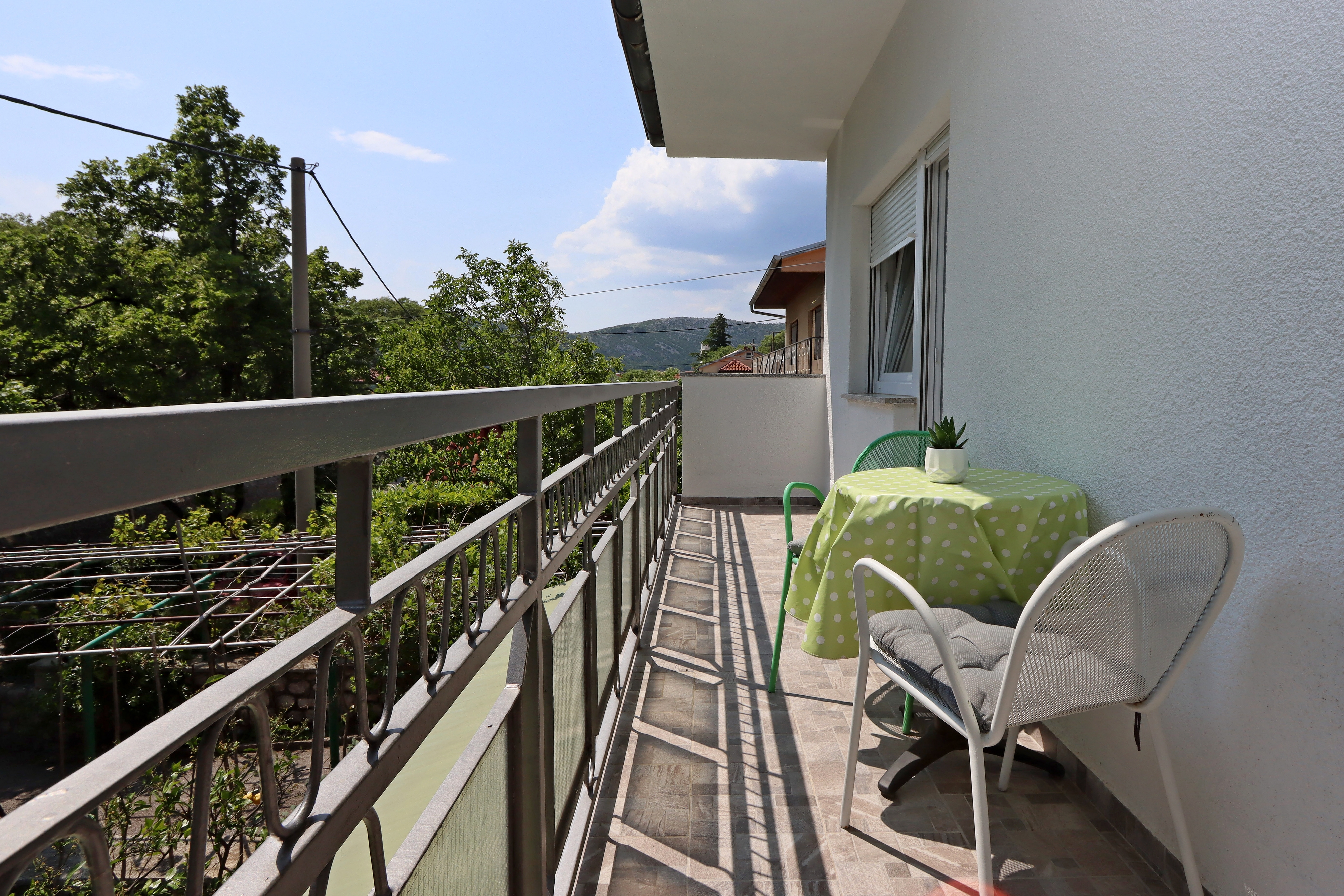 Two bedroom apartment with terrace and sea view Bribir, Novi Vinodolski  A-a