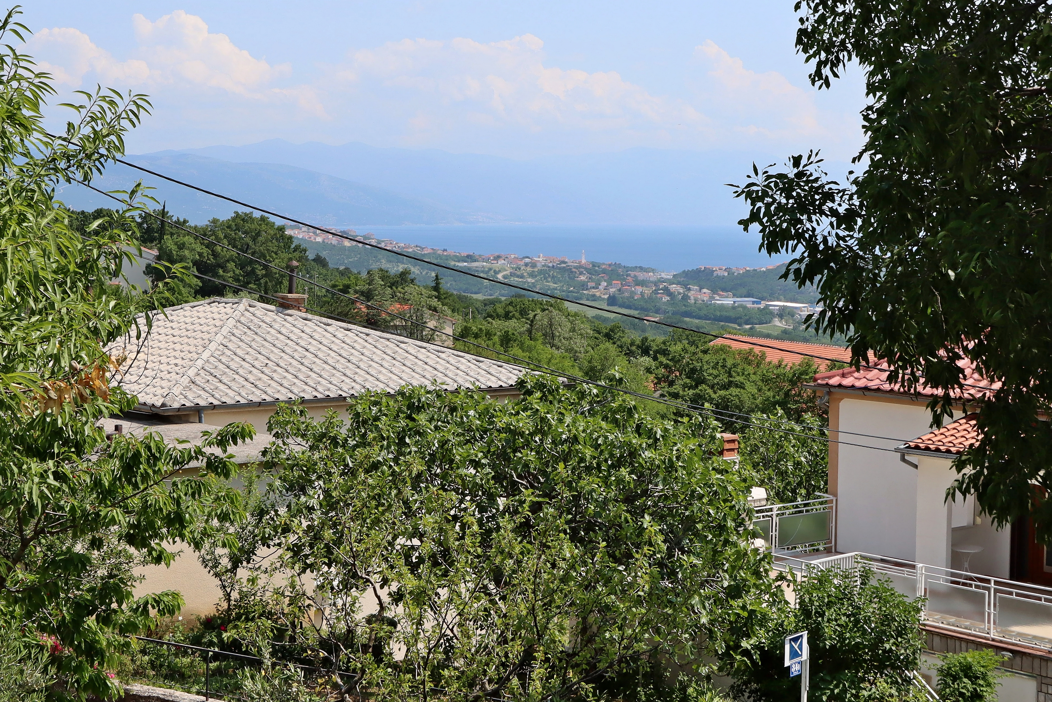 Two bedroom apartment with terrace and sea view Bribir, Novi Vinodolski  A-a