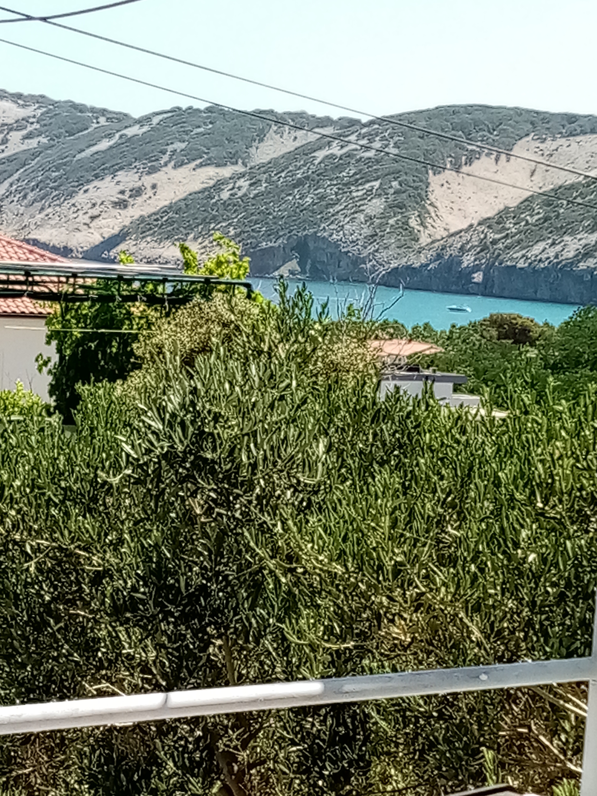 One bedroom apartment with terrace and sea view Lopar, Rab  A-a