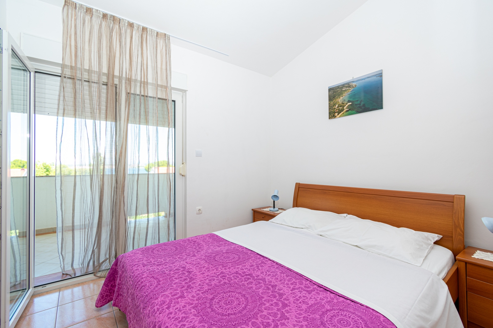 Two bedroom apartment with terrace and sea view Tkon, Pašman  A-a