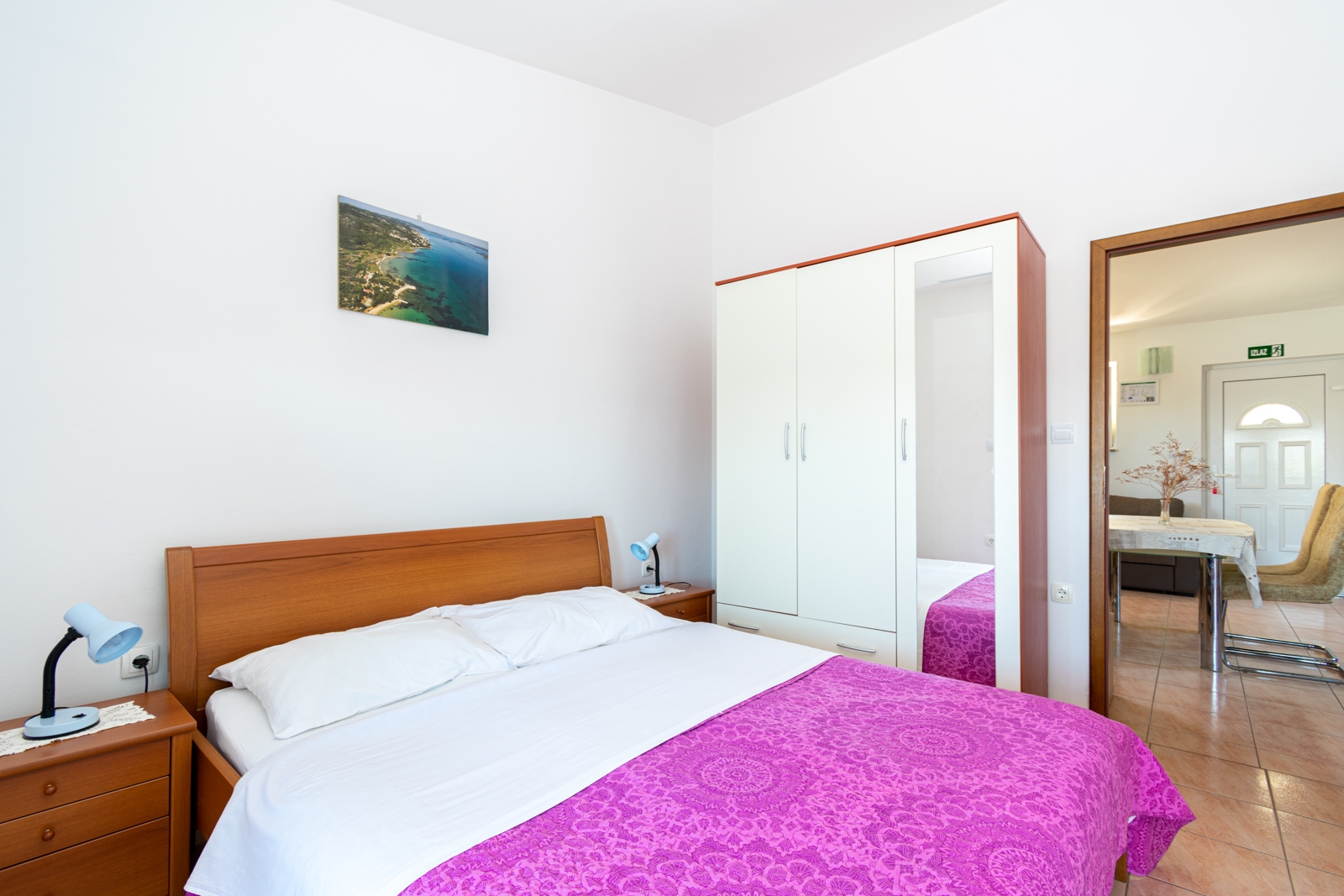 Two bedroom apartment with terrace and sea view Tkon, Pašman  A-a