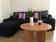 Bibinje, Camera de zi în unitate de cazare tip apartment, aer condiționat disponibil şi WiFi.