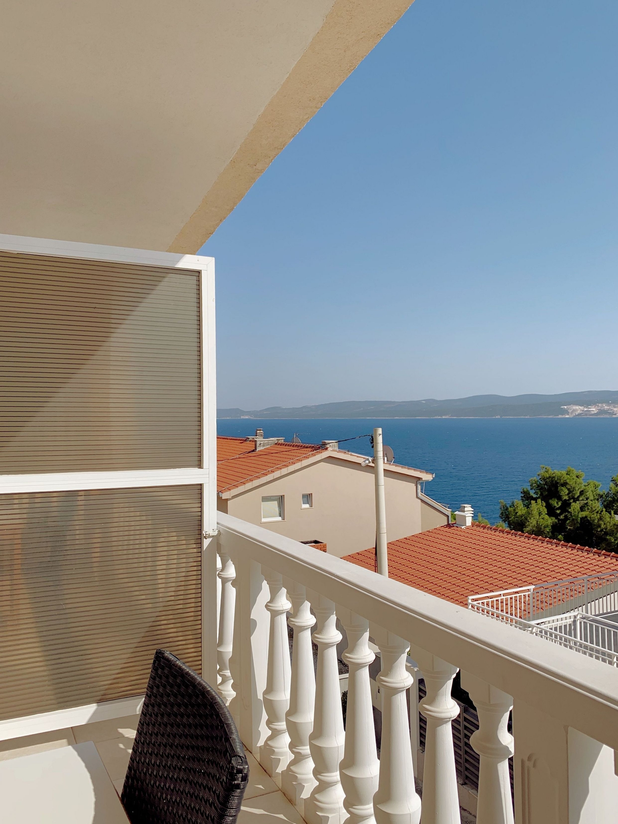 Studio flat with terrace and sea view Stanići, Omiš  AS-b