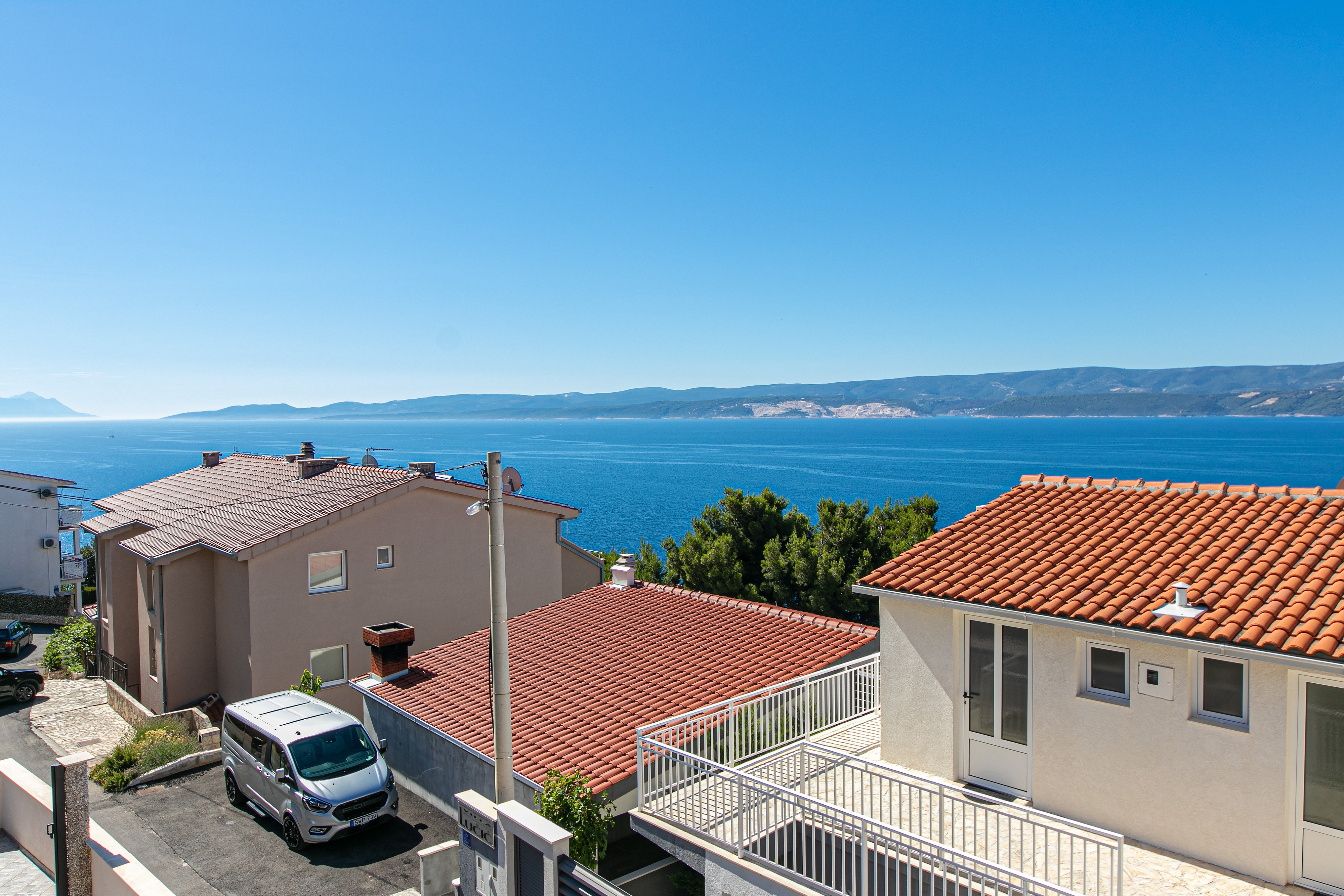 Studio flat with terrace and sea view Stanići, Omiš  AS-b