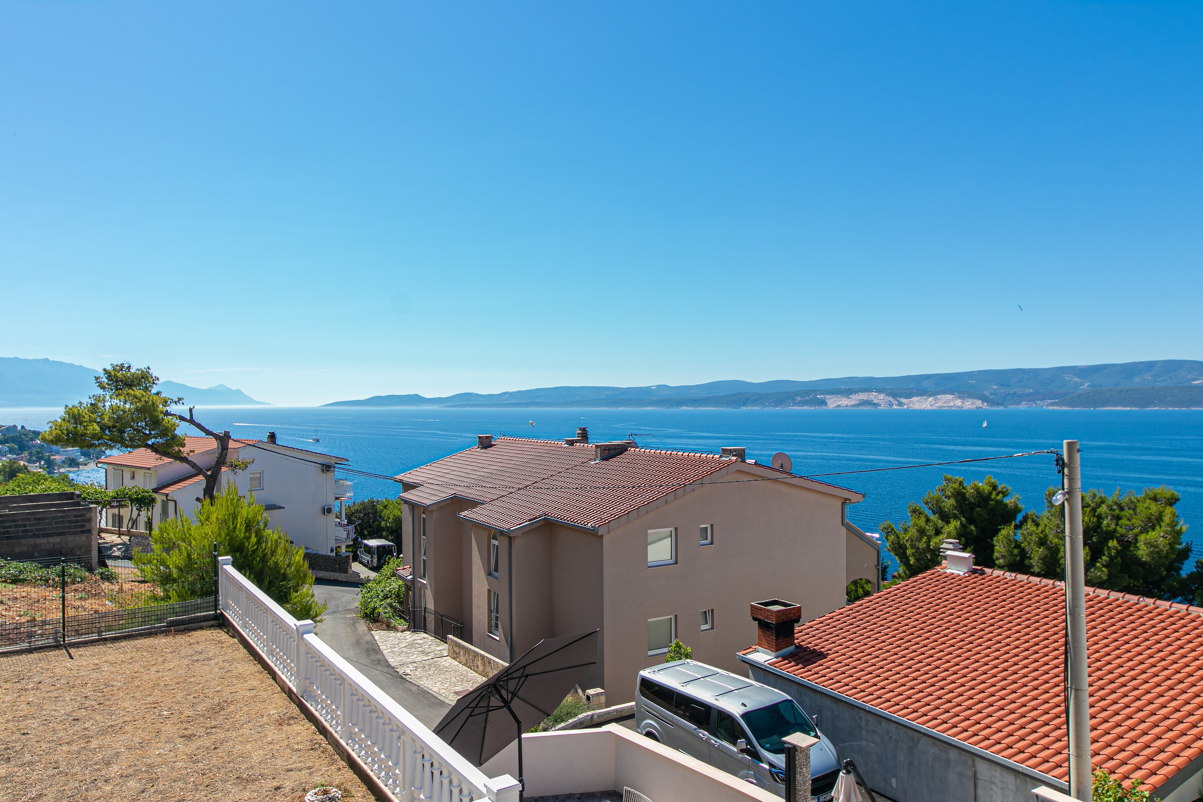 Studio flat with terrace and sea view Stanići, Omiš  AS-c